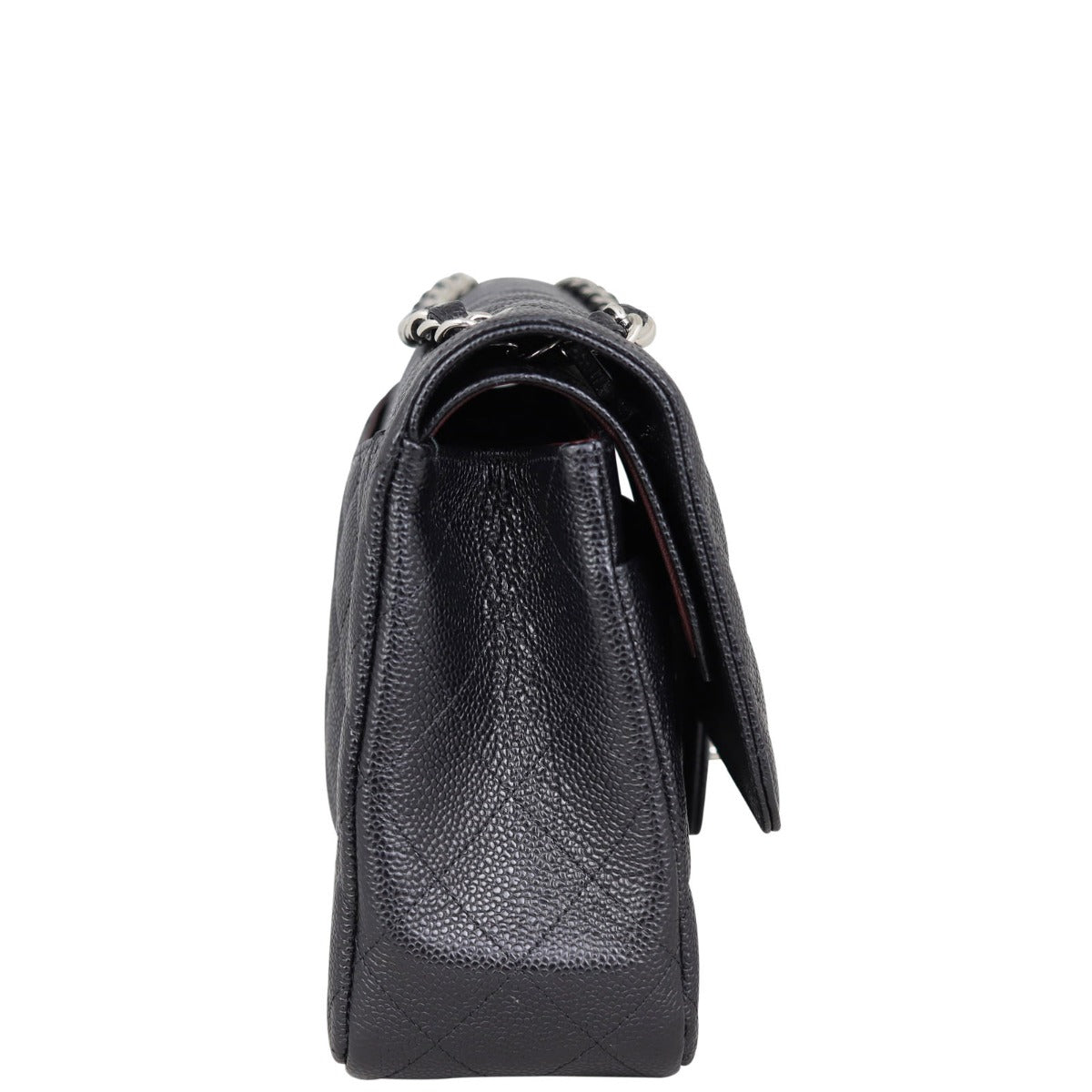 Chanel Classic Double Flap Jumbo | Black Silver H