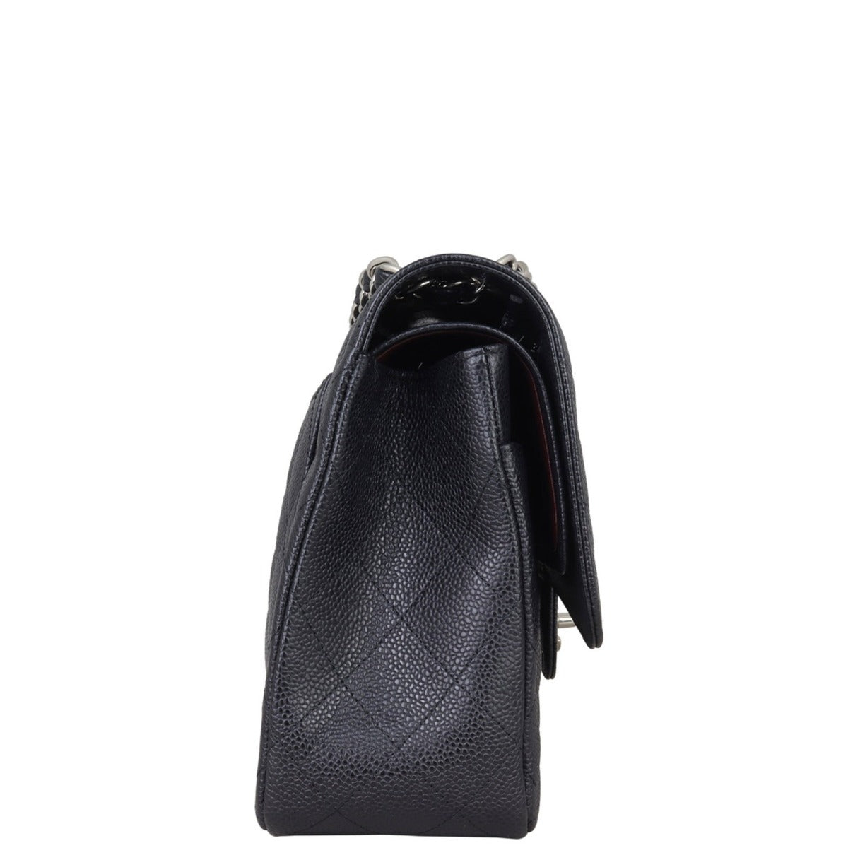 Chanel Classic Double Flap Jumbo | Black Caviar SHW