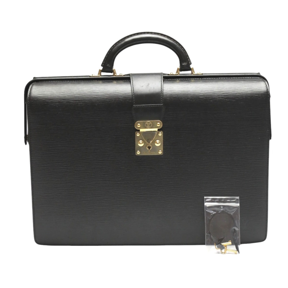 LOUIS VUITTON Business bag M54352 Epi Leather black Briefcase Epi Fermoire mens