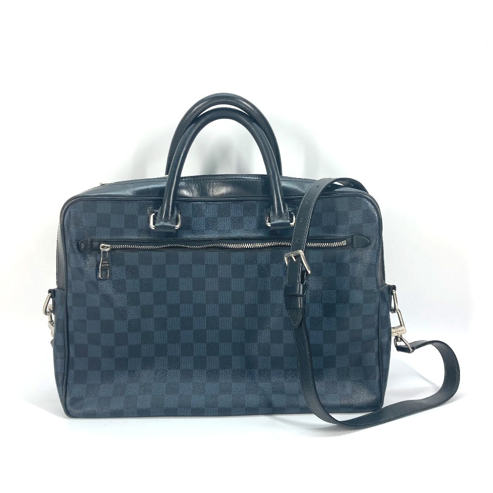 LOUIS VUITTON Business bag m41347 Damier Cobalt Canvas black Damier Cobalt Porto Documan Business PDB mens