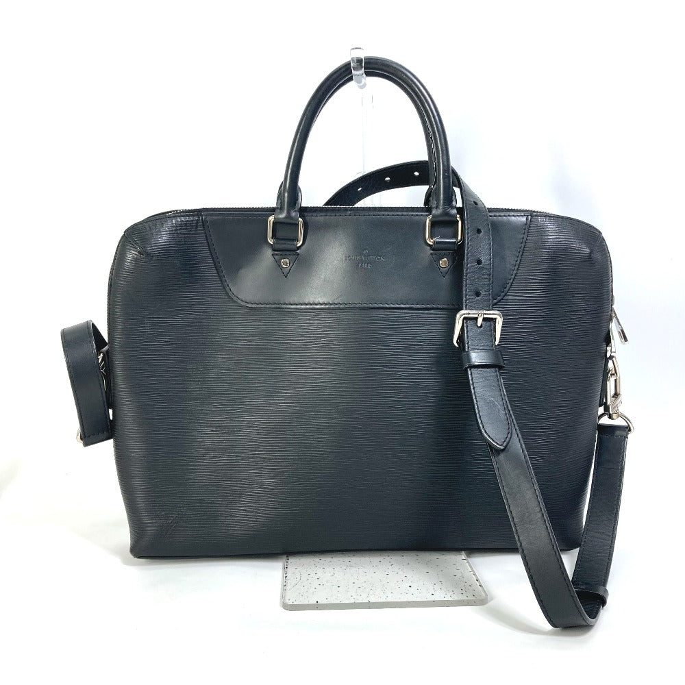 LOUIS VUITTON Business bag N50163 Epi Leather black Epi Porto Documan Jule PDJ mens