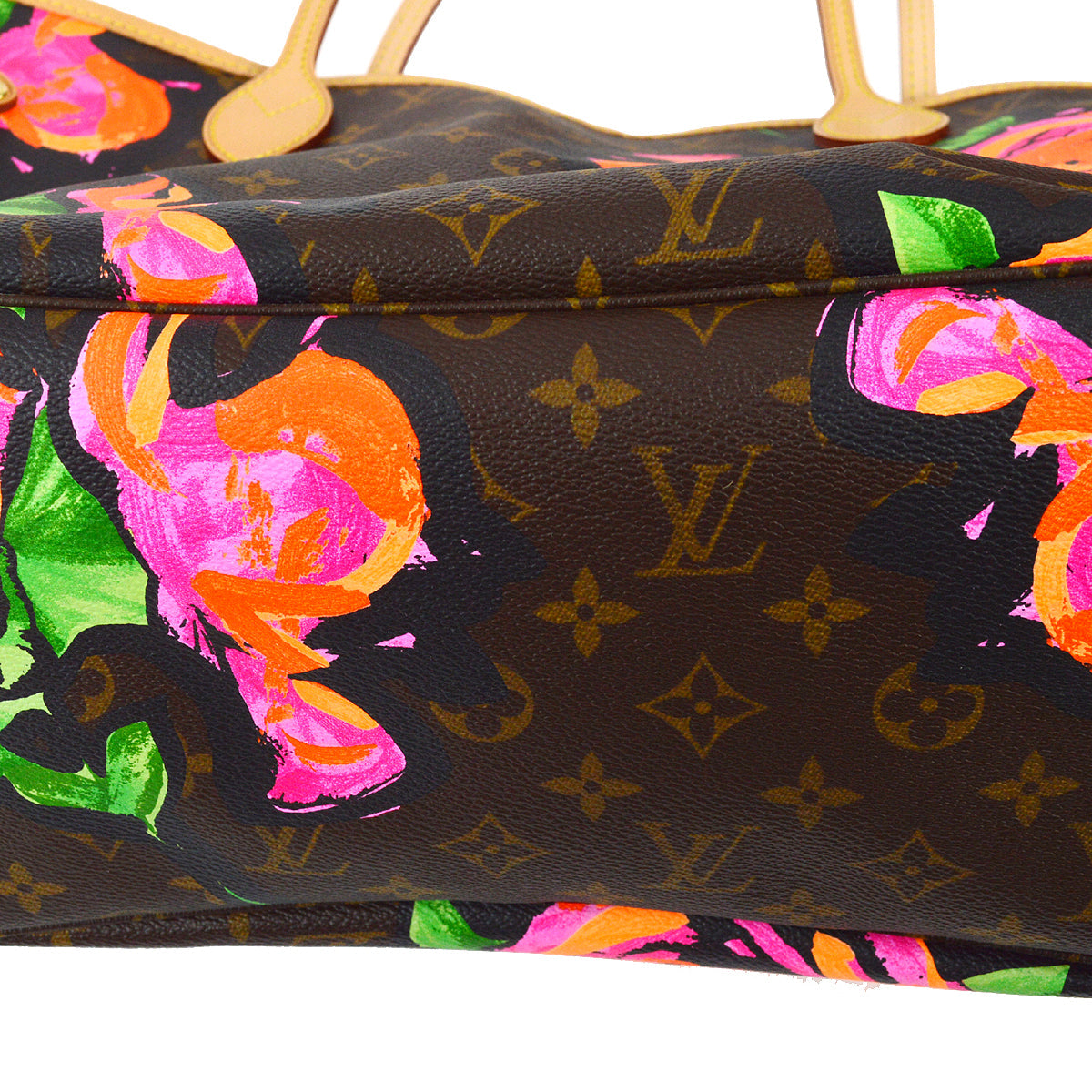 Louis Vuitton 2009 Neverfull MM Monogram Rose M48613