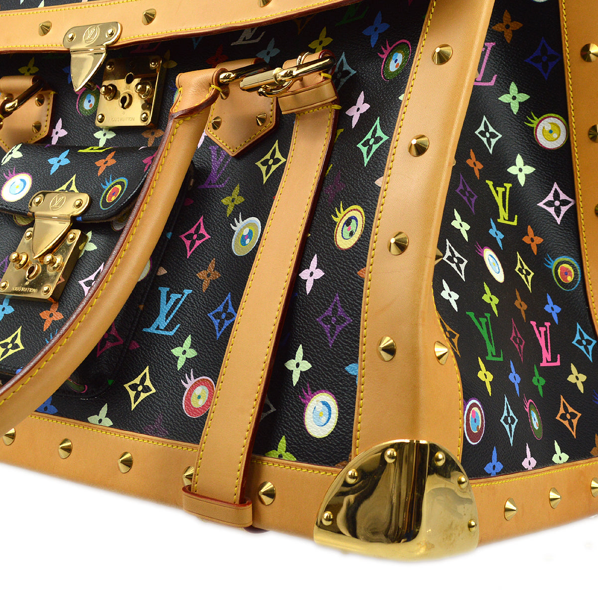 Louis Vuitton * 2003 Eye Love Monogram Multicolor Sac Gigantic M92056