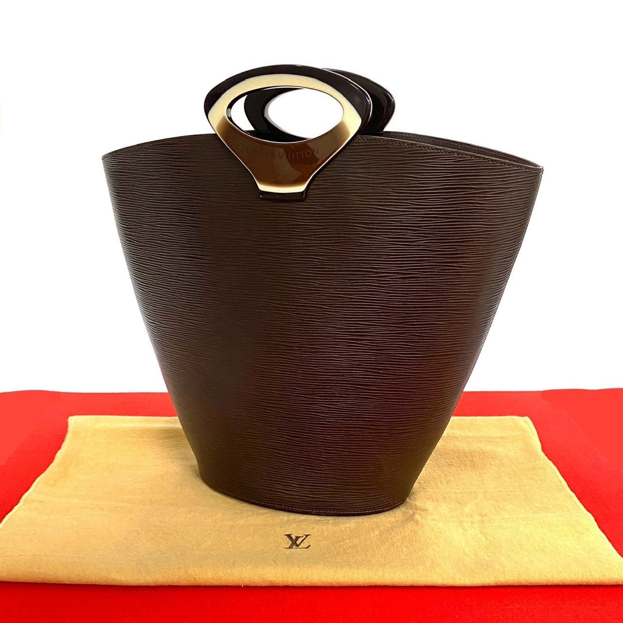 LOUIS VUITTON Handbag leather Brown Epi Noctumble Women