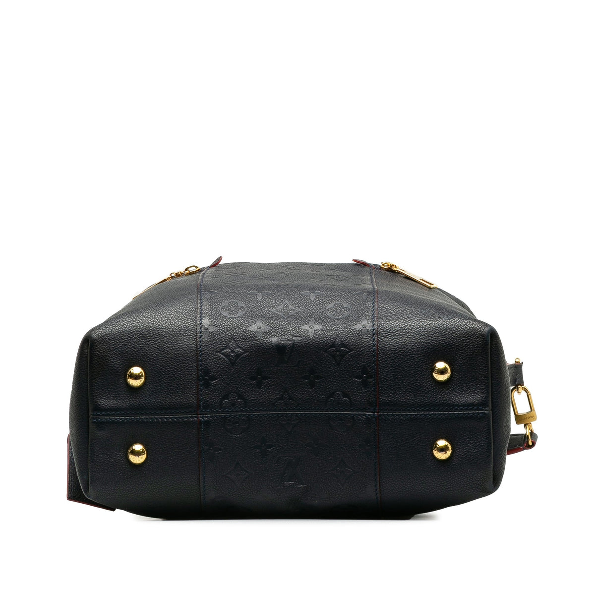 Blue Louis Vuitton Monogram Empreinte Melie Satchel