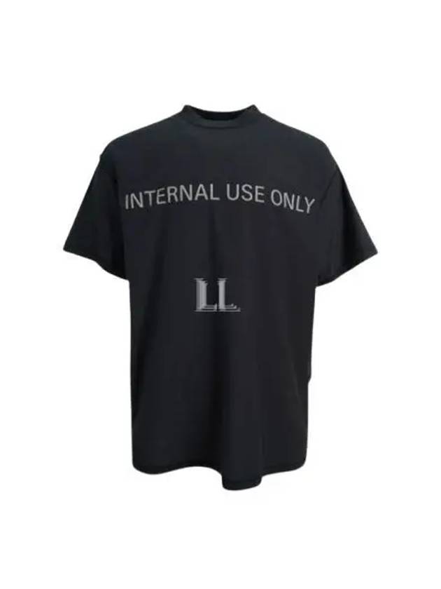 Luxury Balenciaga Trending 2025 Inside Out Oversized Distressed Short Sleeve T-Shirt Black