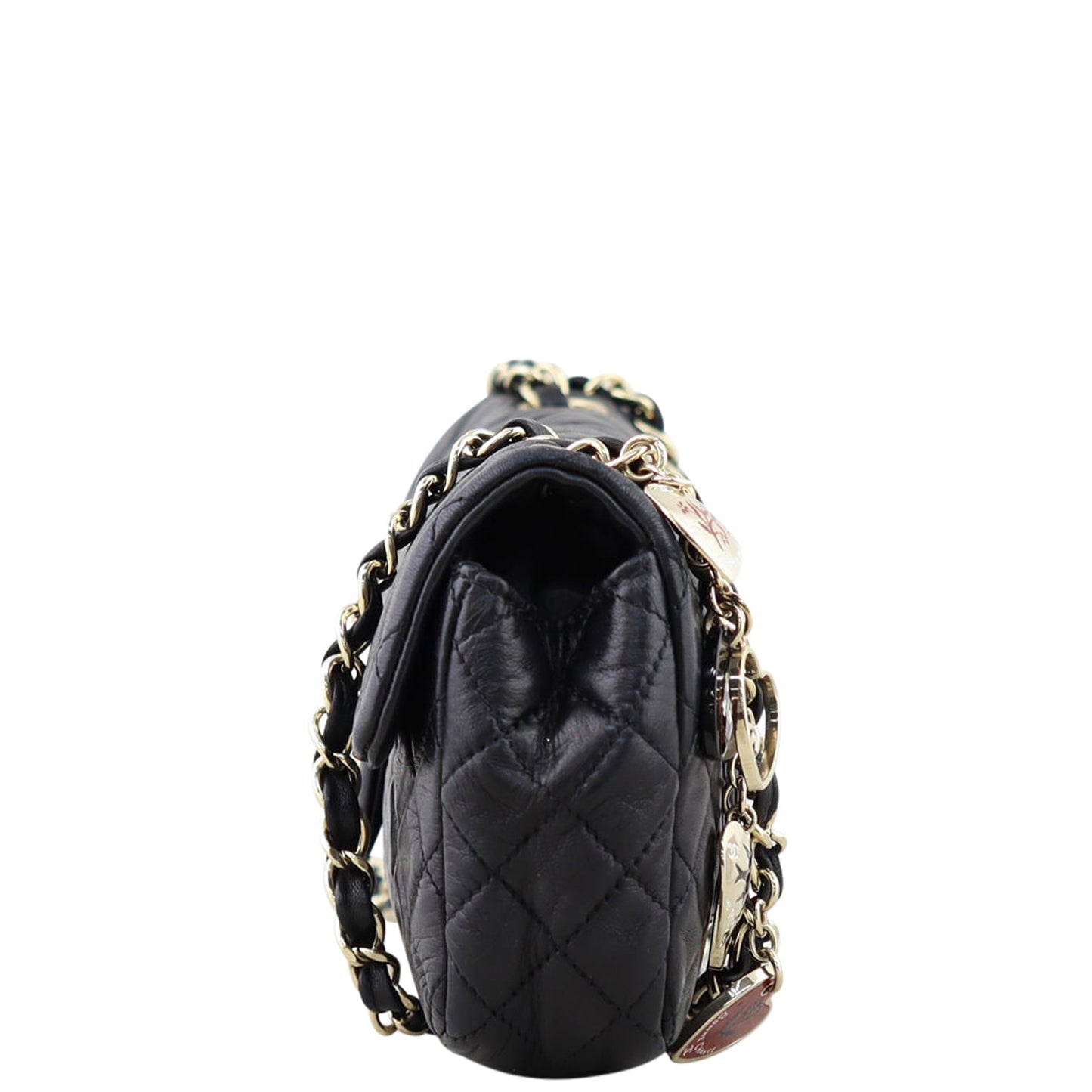 Chanel East West Valentine Flap Bag