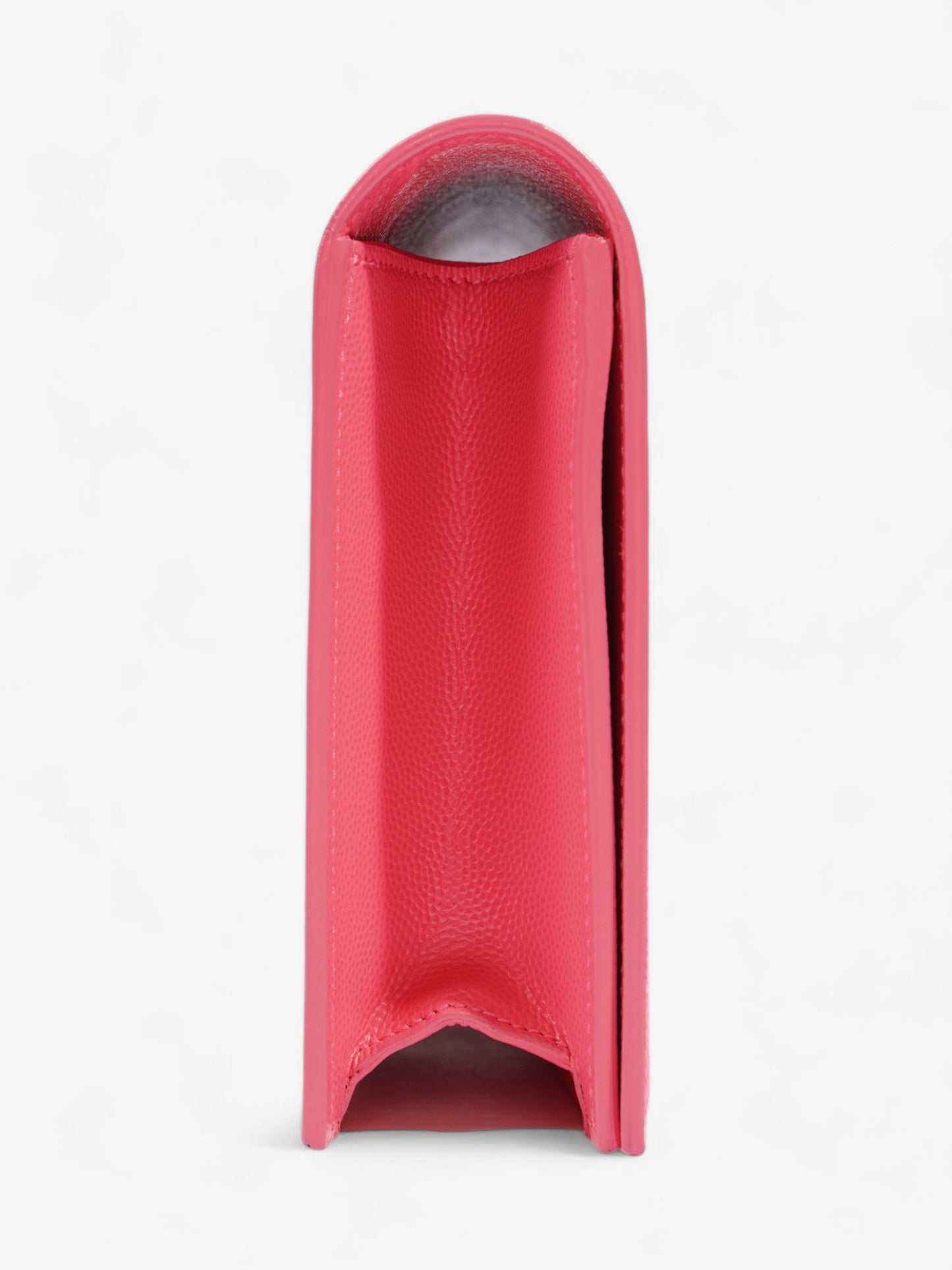 Saint Laurent Kate Neon Pink Grained Leather