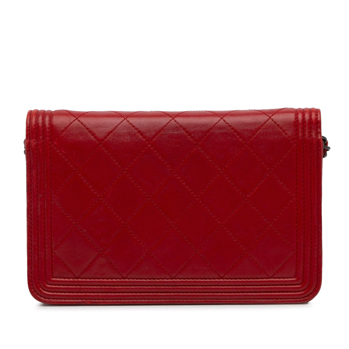 Chanel Lambskin Boy Wallet On Chain (SHG-W6UM3K) Crossbody