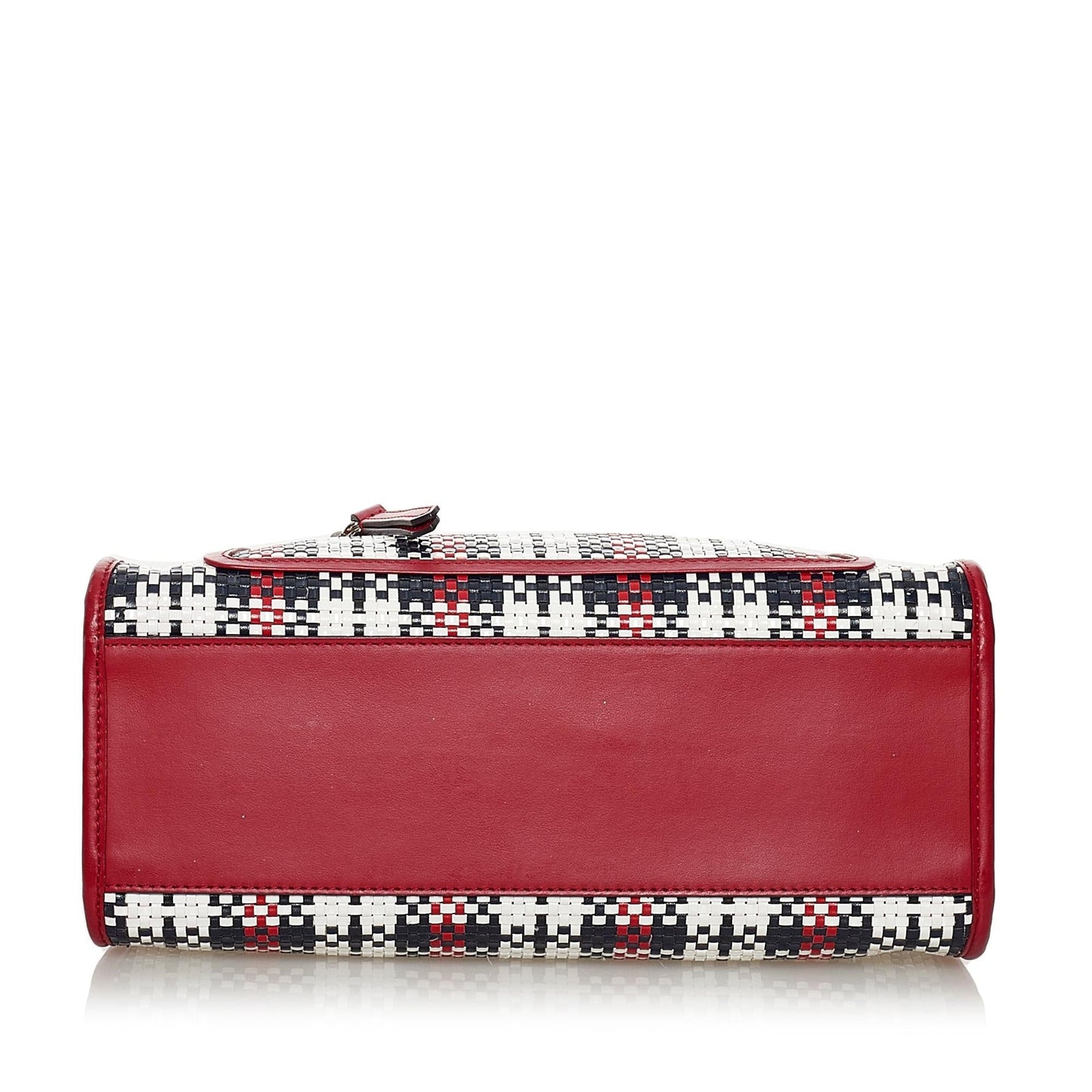 Fendi Runaway Tartan Plaid Satchel (37576)