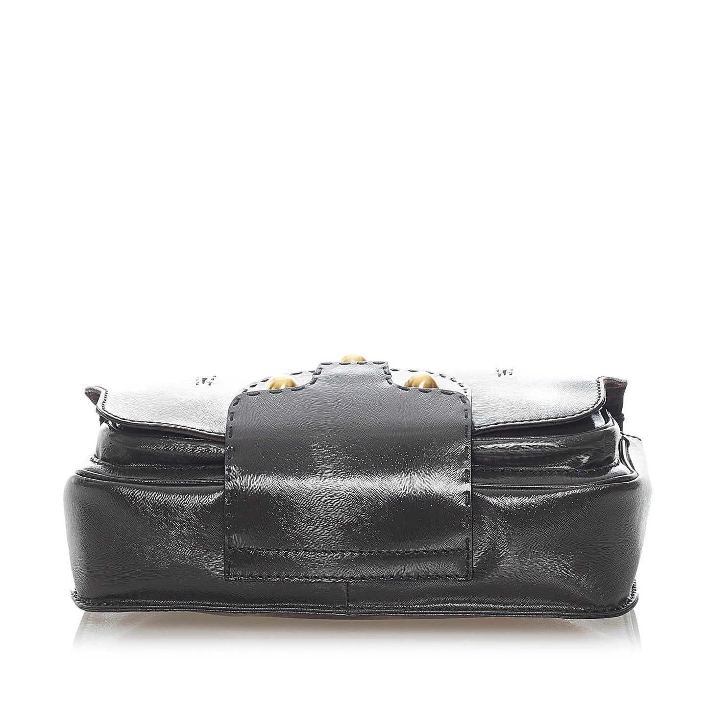 Fendi Secret Code F3 Leather Satchel (33043)