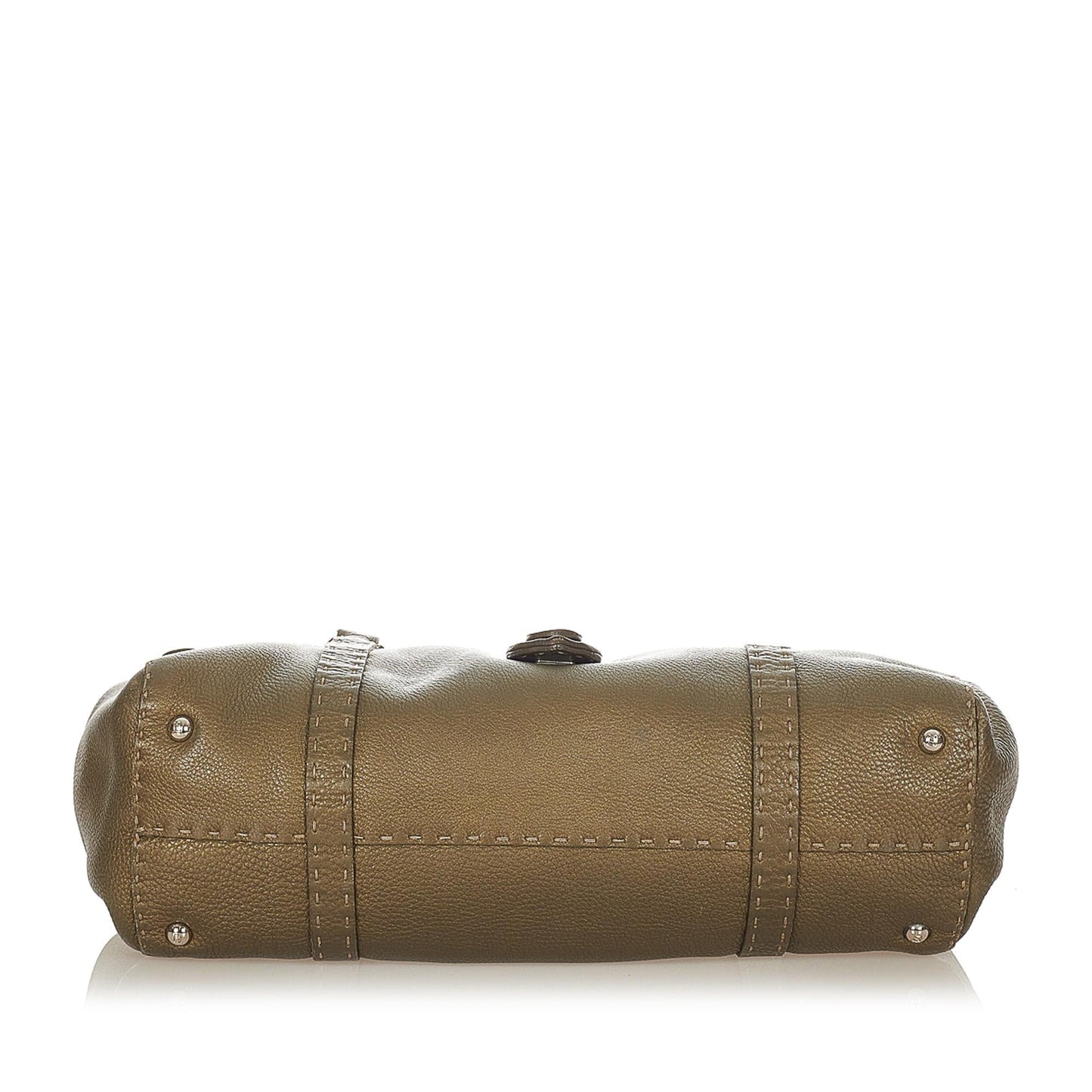 Fendi Selleria Linda Leather Shoulder Bag (23943)