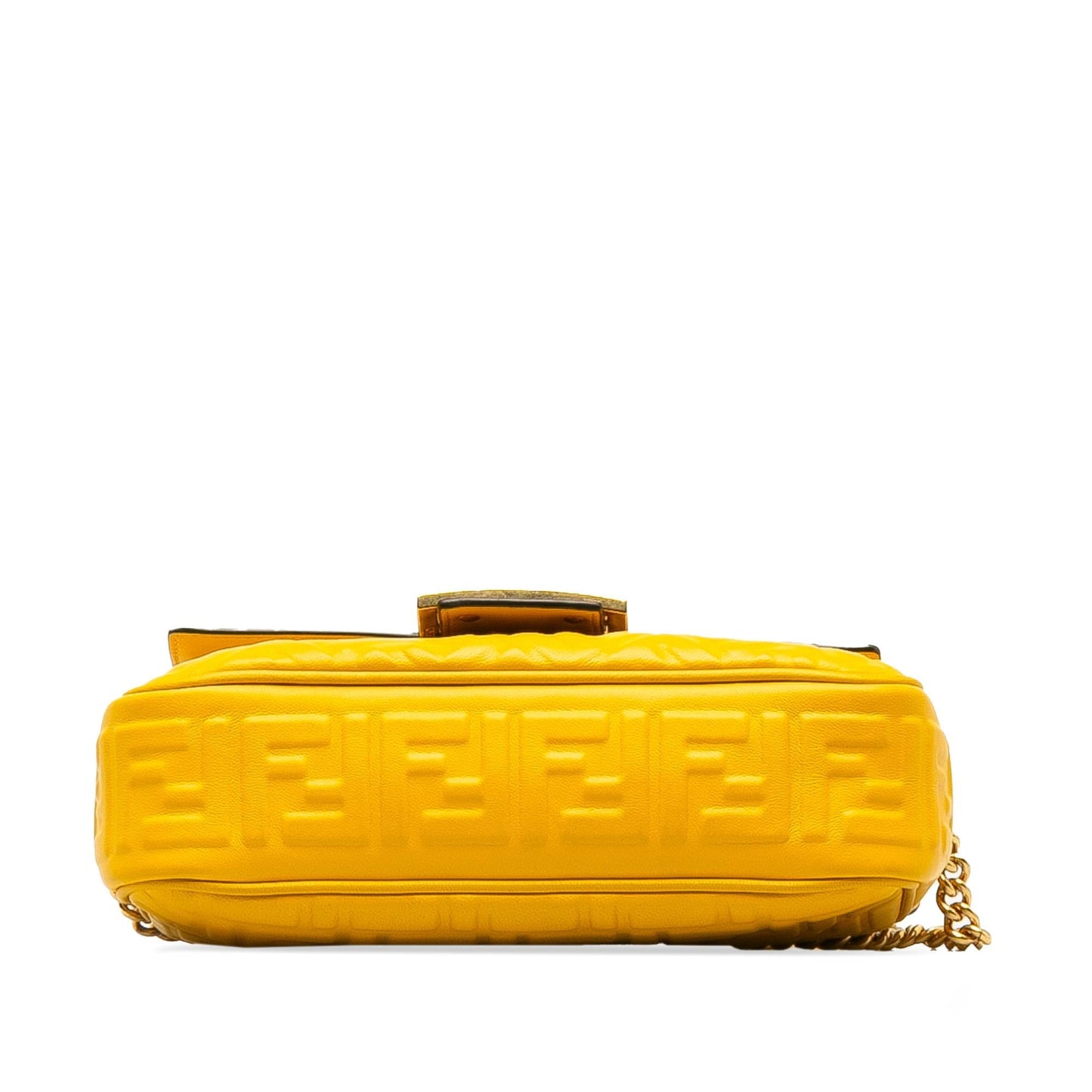 Fendi Zucca Embossed Chain Midi Baguette (eLWxI9)