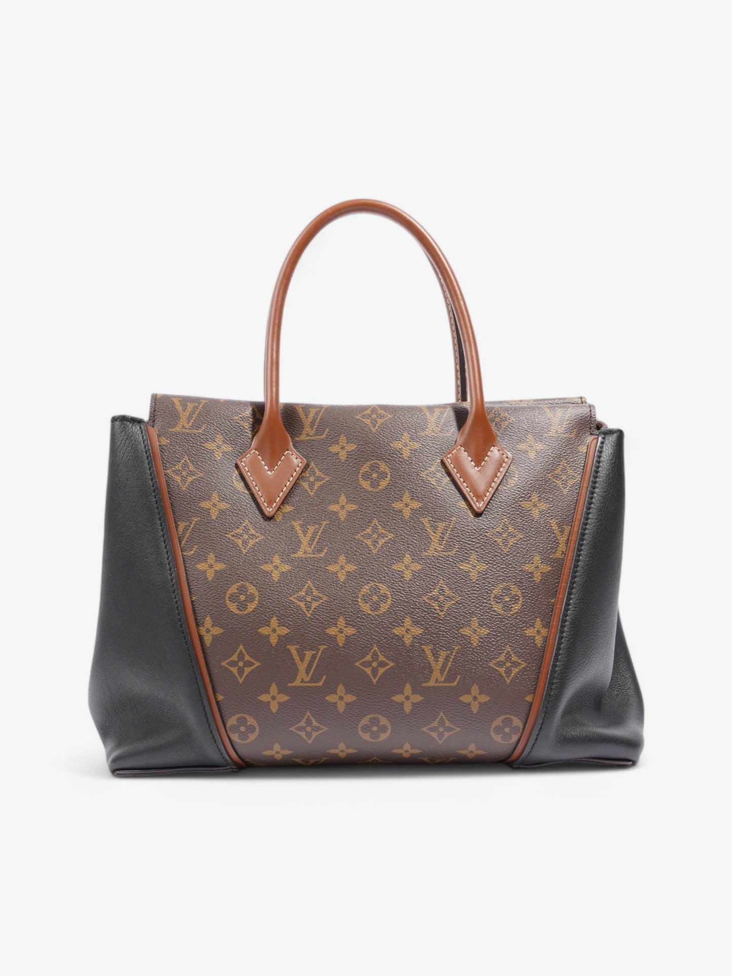 Louis Vuitton W Tote Monogram / Black Coated Canvas PM