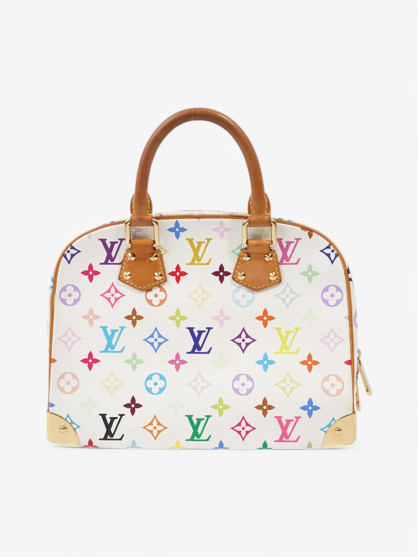 Louis Vuitton x Murakami Trouville Bag White / Multicolour Coated Canvas
