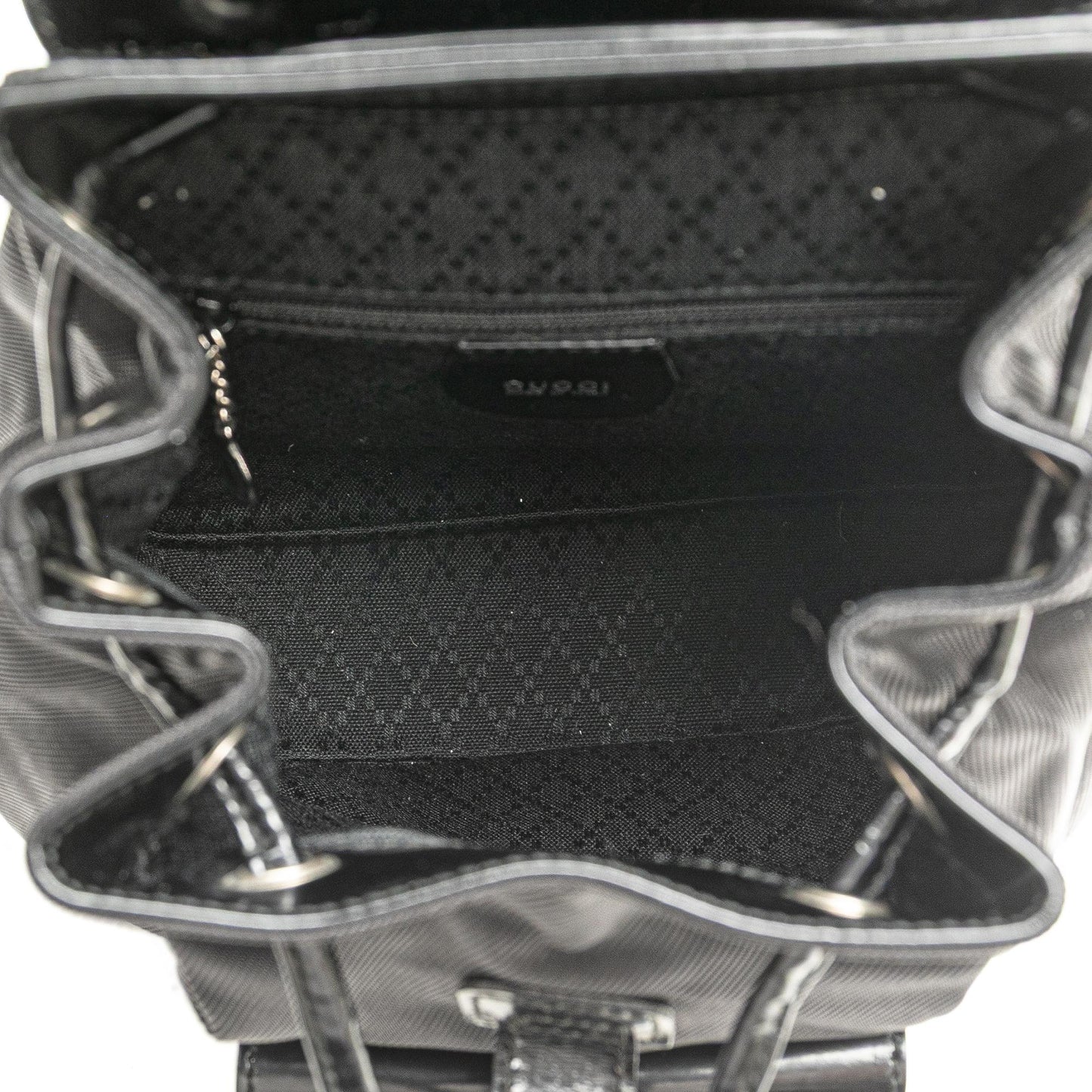 Gucci Mini Bamboo Nylon Backpack