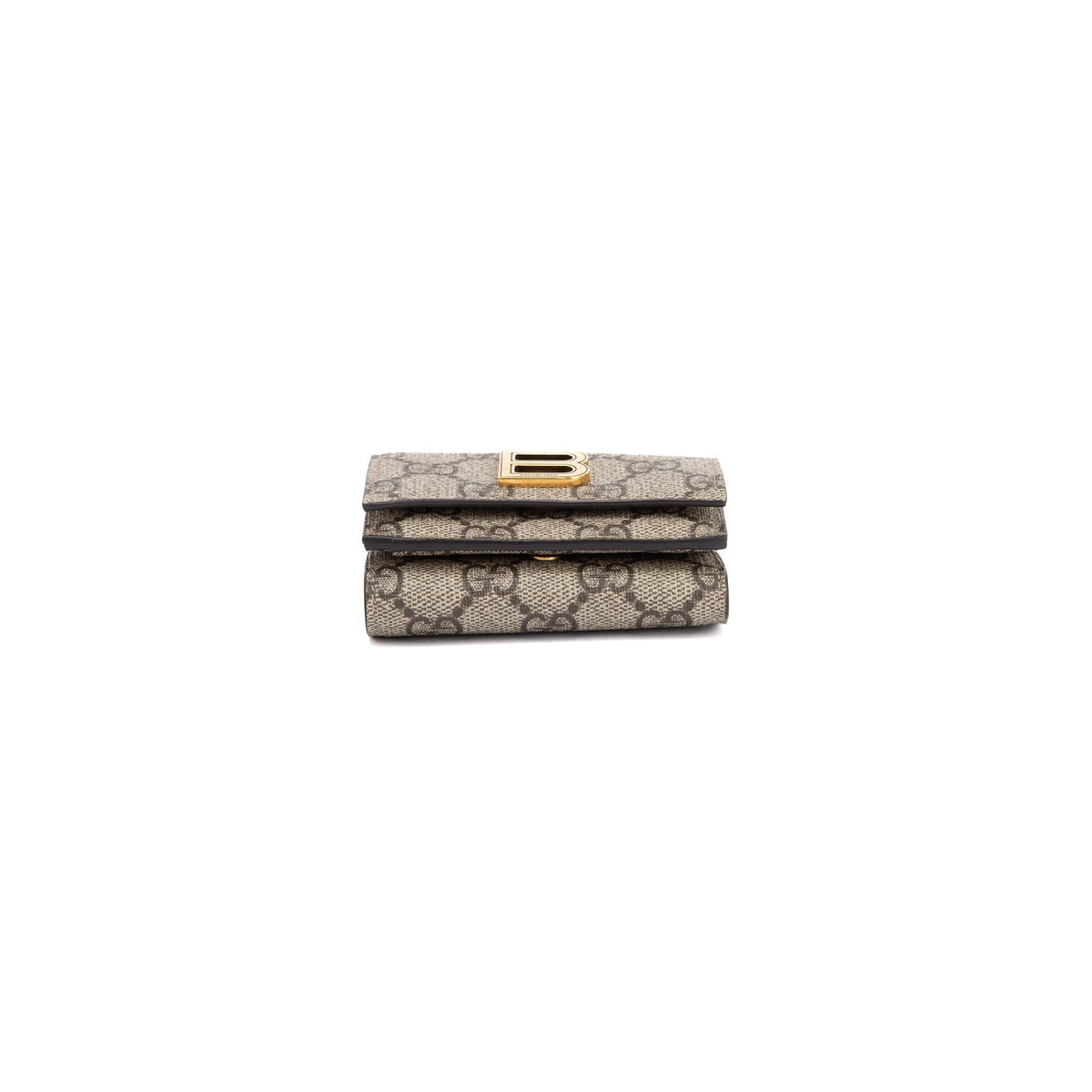 Gucci X Balenciaga The Hacker Project GG Supreme Hourglass Card Case Wallet
