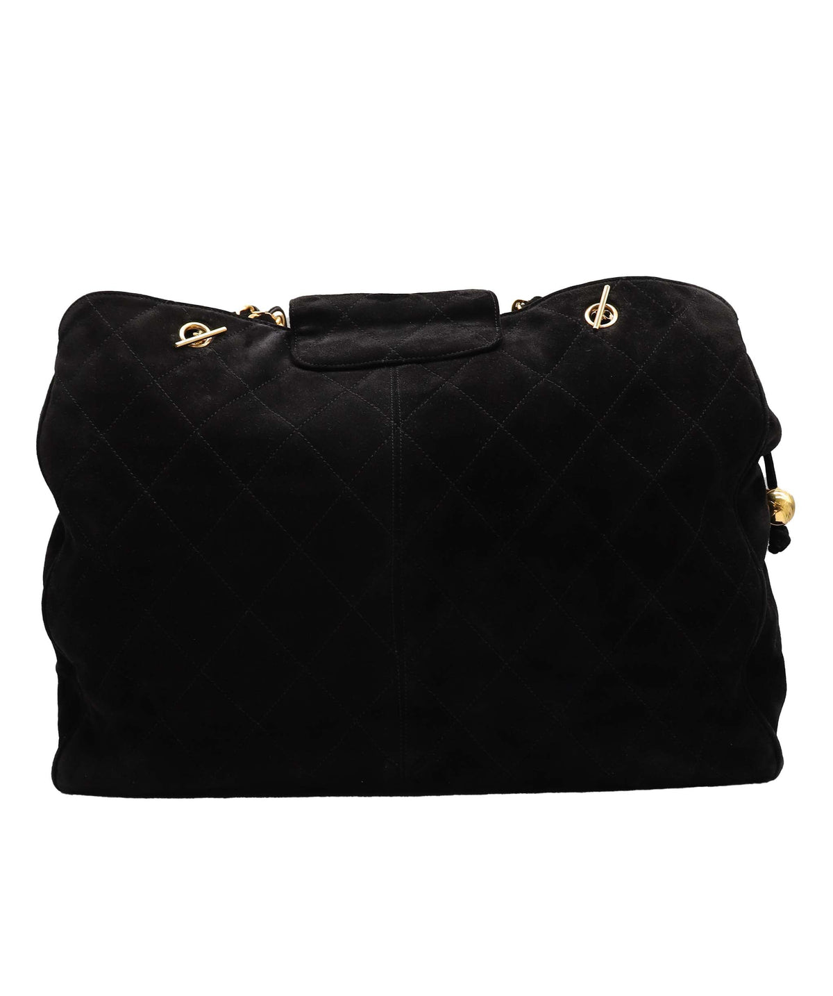Chanel Black Suede Supermodel Tote DXBS3355
