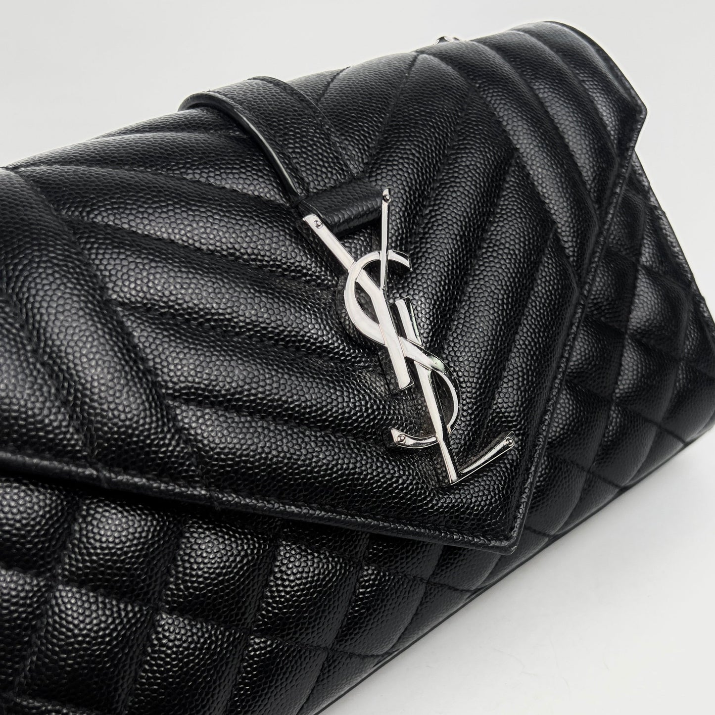 Saint Laurent Envelope Flap Small Black