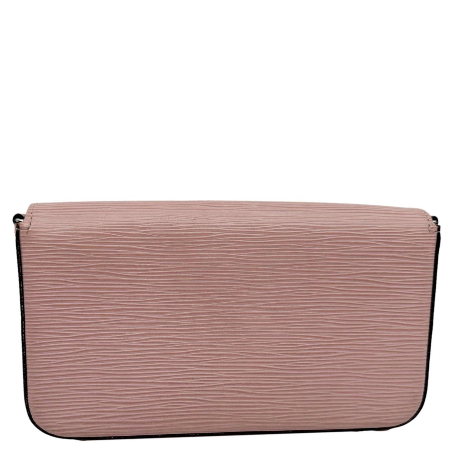 LOUIS VUITTON Felicie Pochette Epi Leather Crossbody Bag Pink