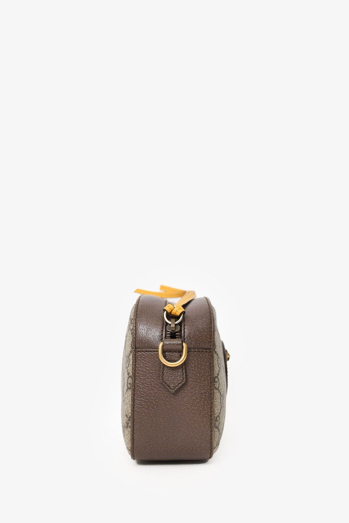Gucci Brown Neo Messenger Bag With Web Strap