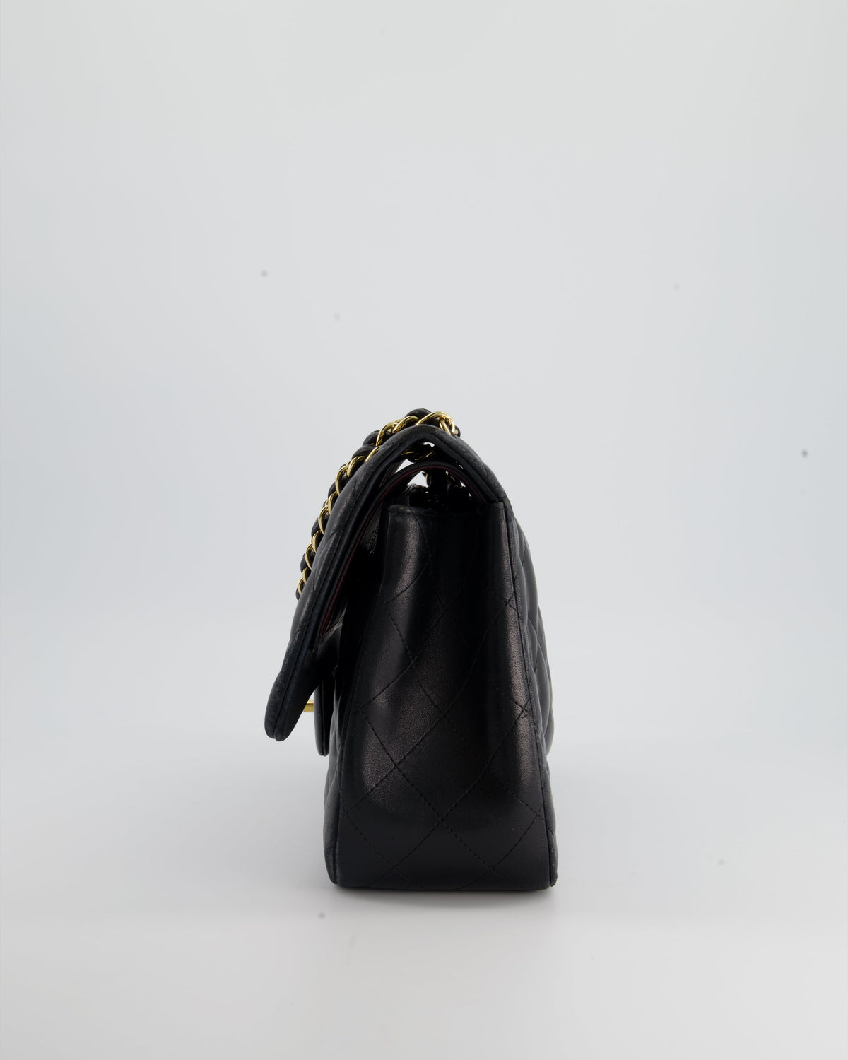 Chanel Black Jumbo Classic Double Flap Bag in Lambskin with Gold Hardware RRP £9,240