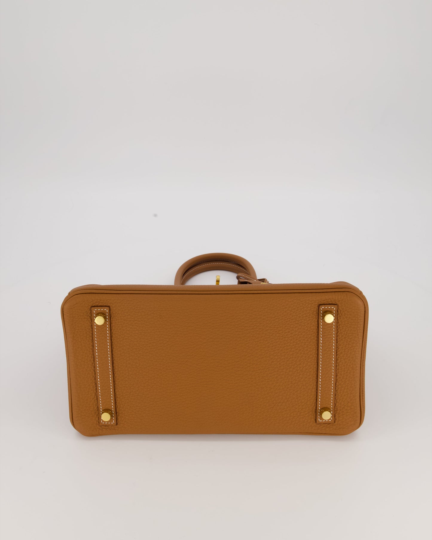 *RARE* Hermes Birkin 30 Retourne Bag in Gold Togo Leather With Gold Hardware