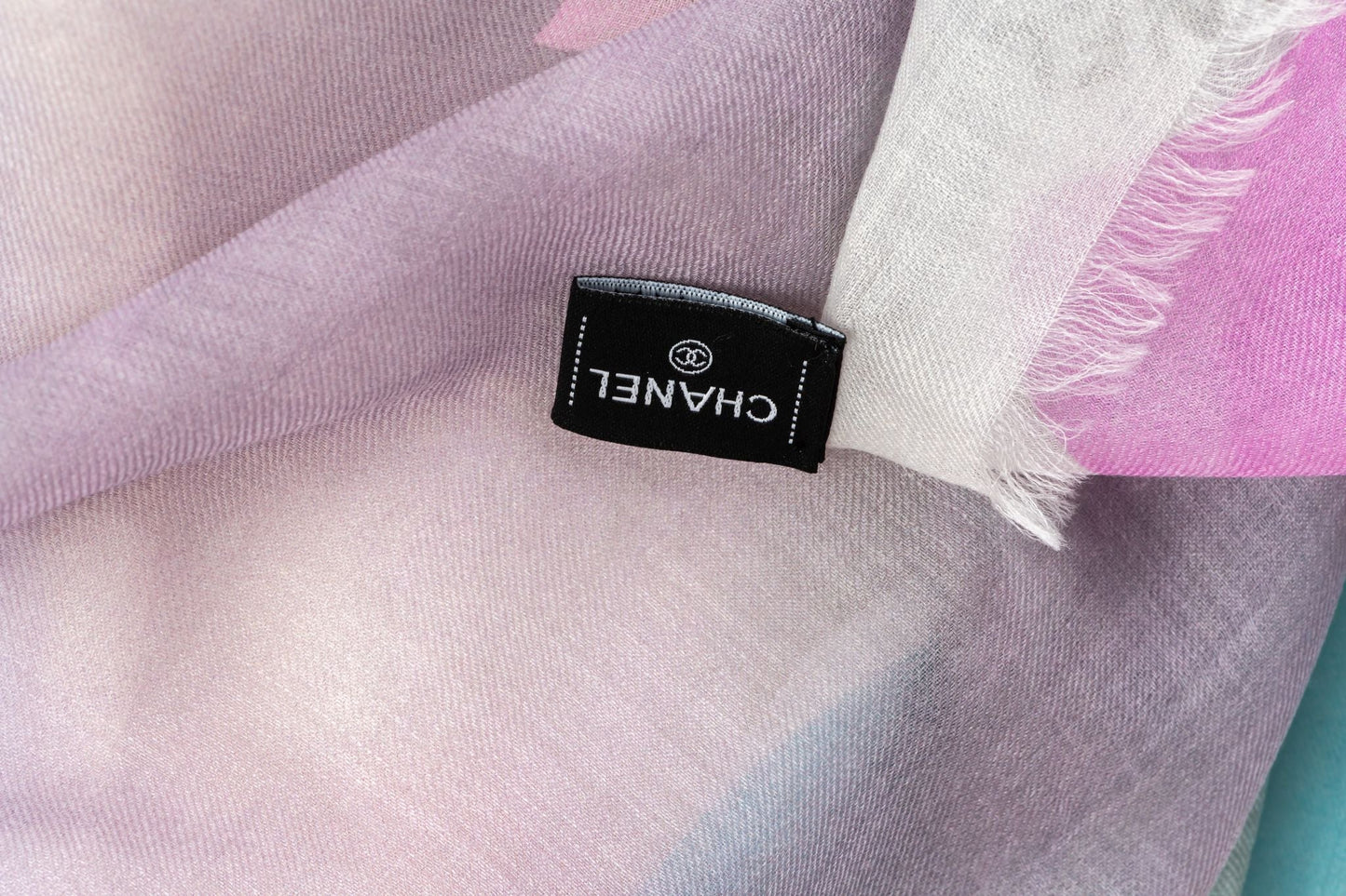 Chanel New Multicolor Camellia Shawl