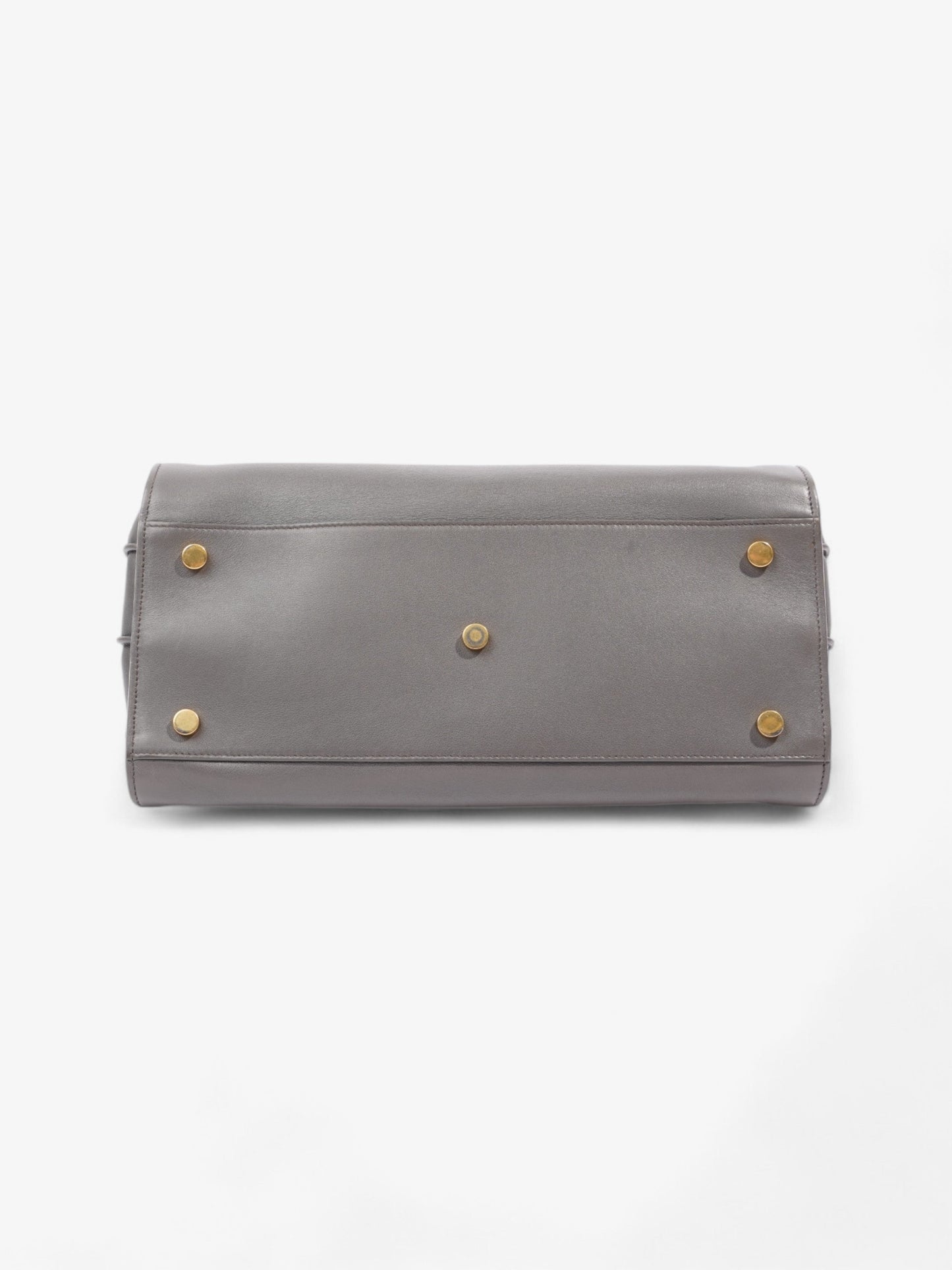 Saint Laurent Sac De Jour Grey Lambskin Leather Small
