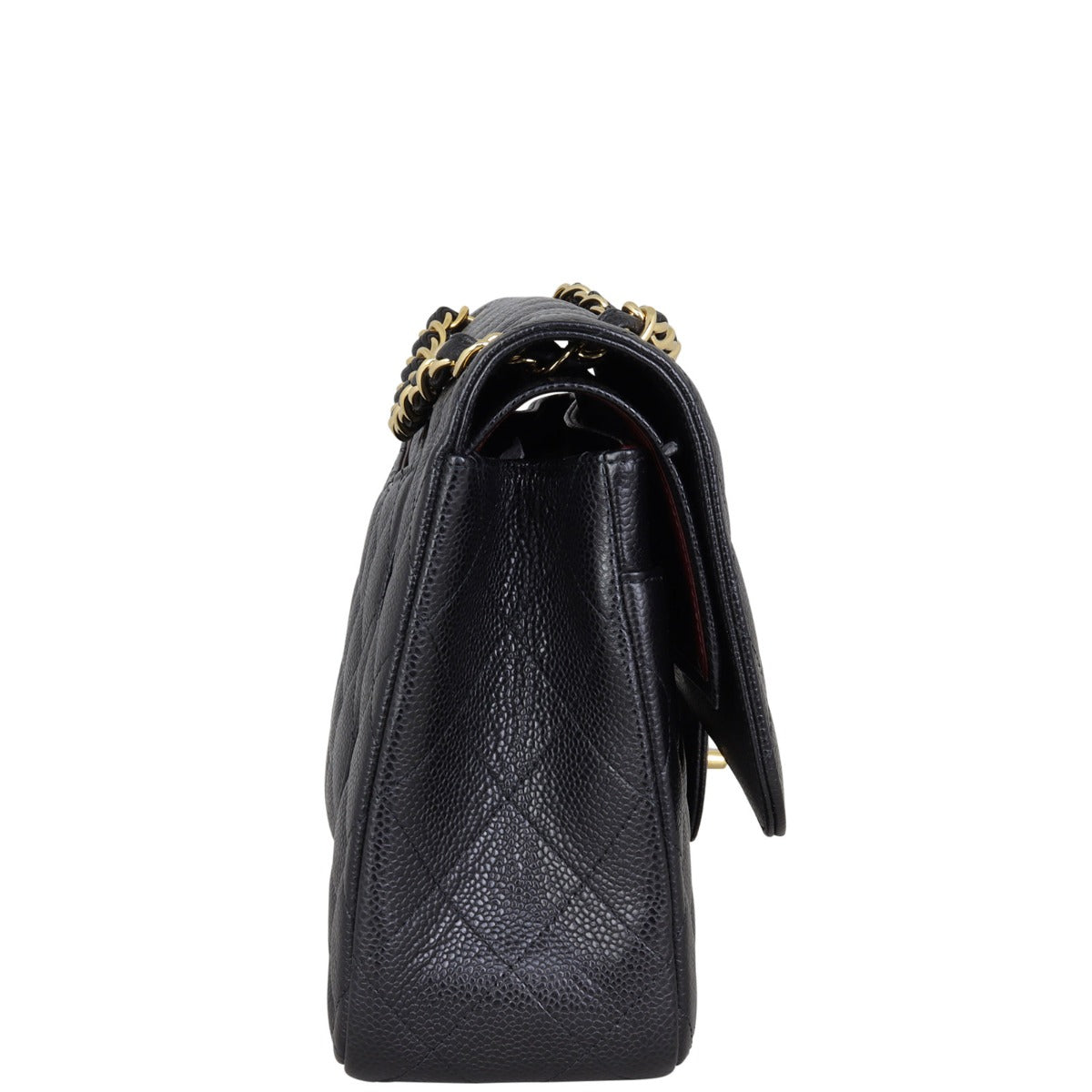 Chanel Classic Double Flap Jumbo | Black Lambskin Gold Hardware