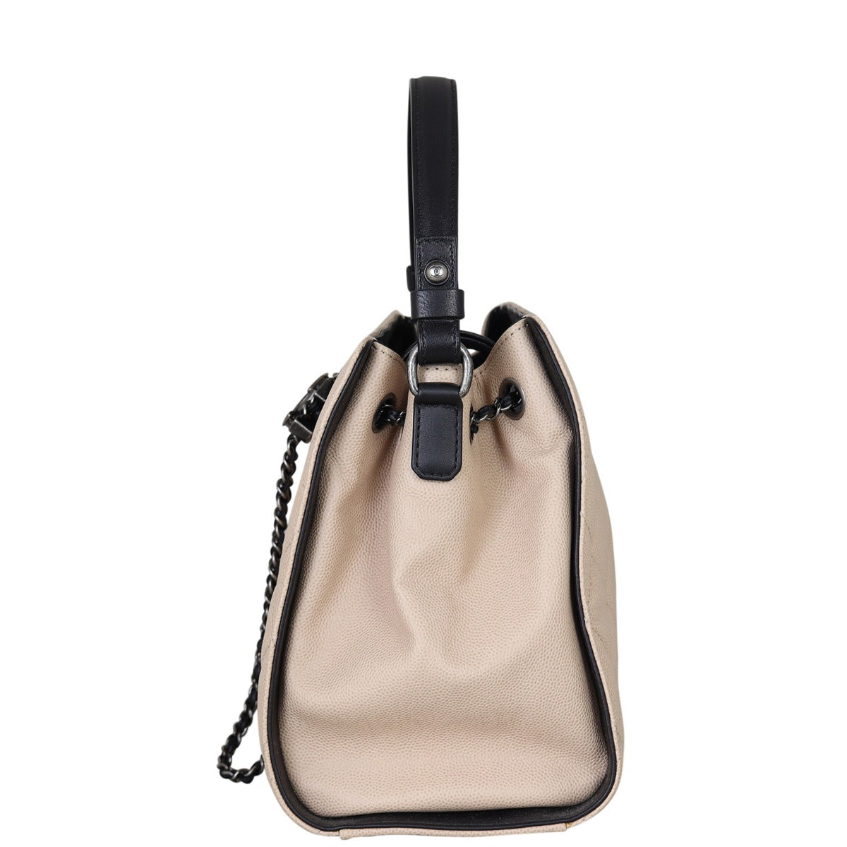 Chanel CC Quilted Bucket Bag