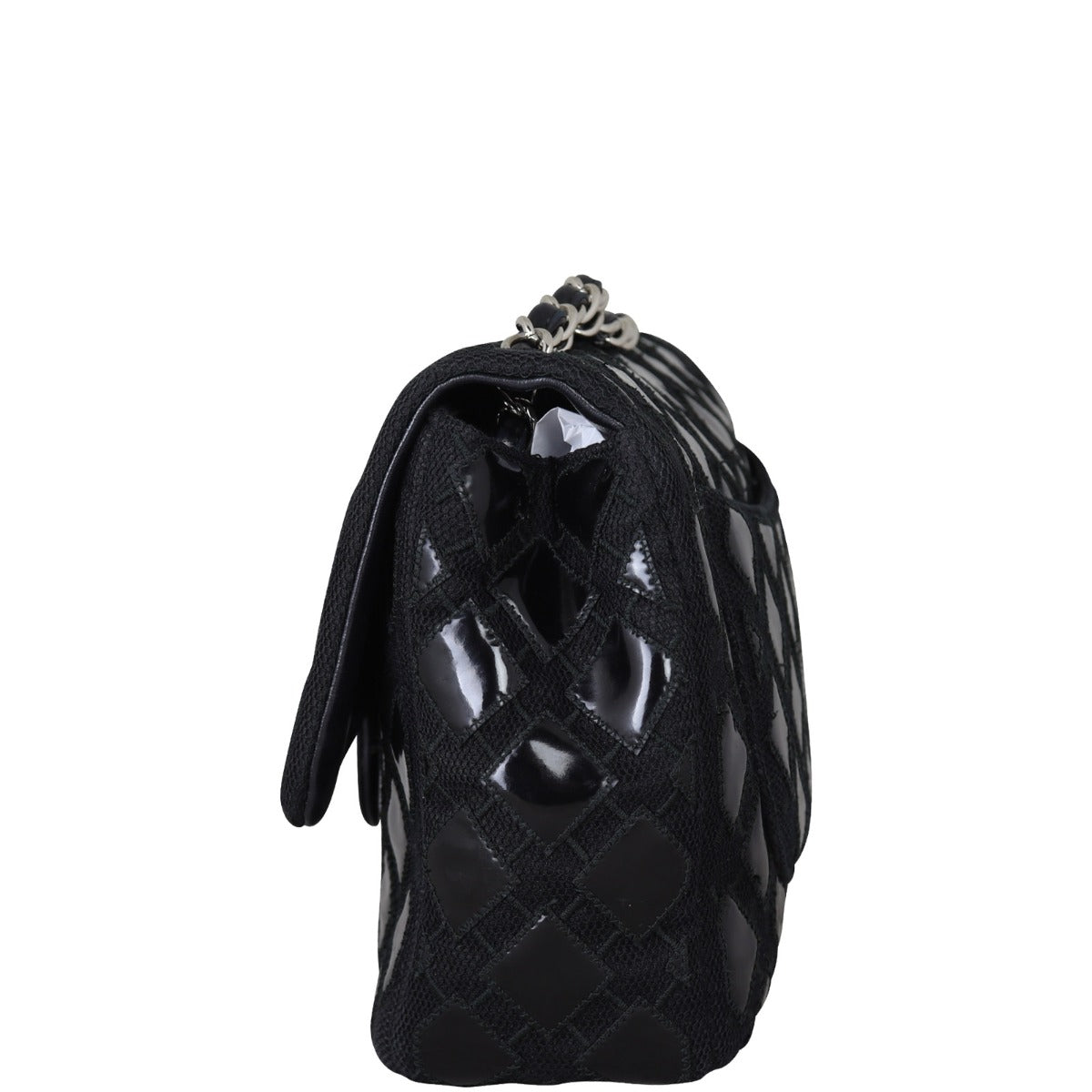 Chanel Classic Single Flap Jumbo Mesh Patent | 14 Series