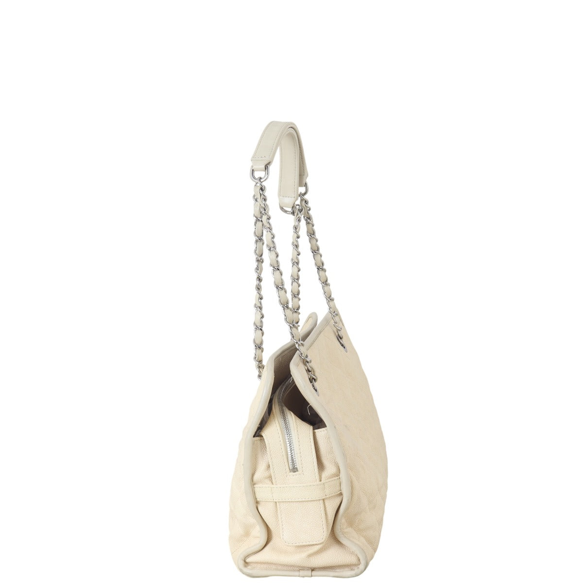 Chanel French Riviera Zip Shopping Tote