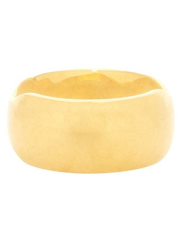 Luxury Balenciaga Trending 2025 engraved logo polished finish ring 765847TZ99G