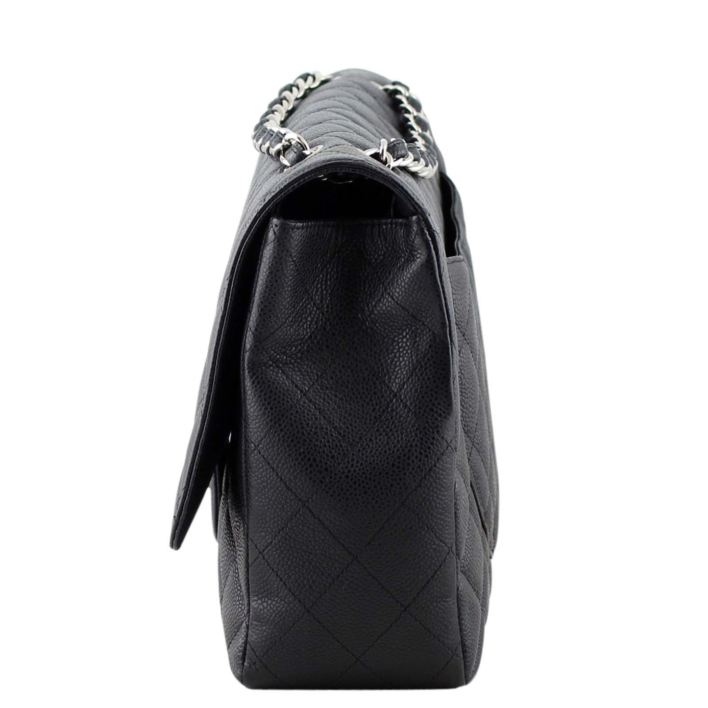 Chanel Classic Single Flap Maxi | Black Caviar 13 Series
