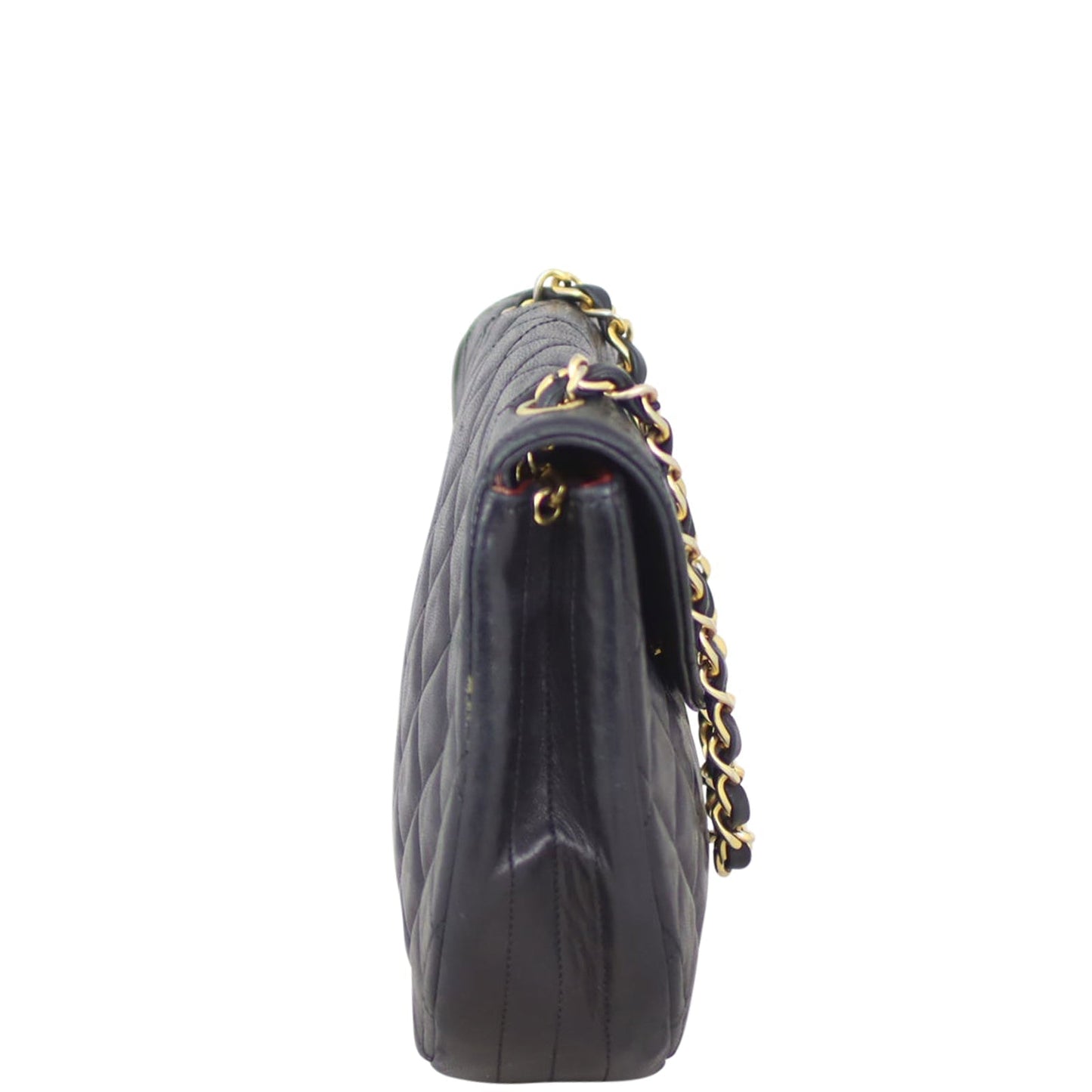 Chanel CC Round Quilted Flap Bag