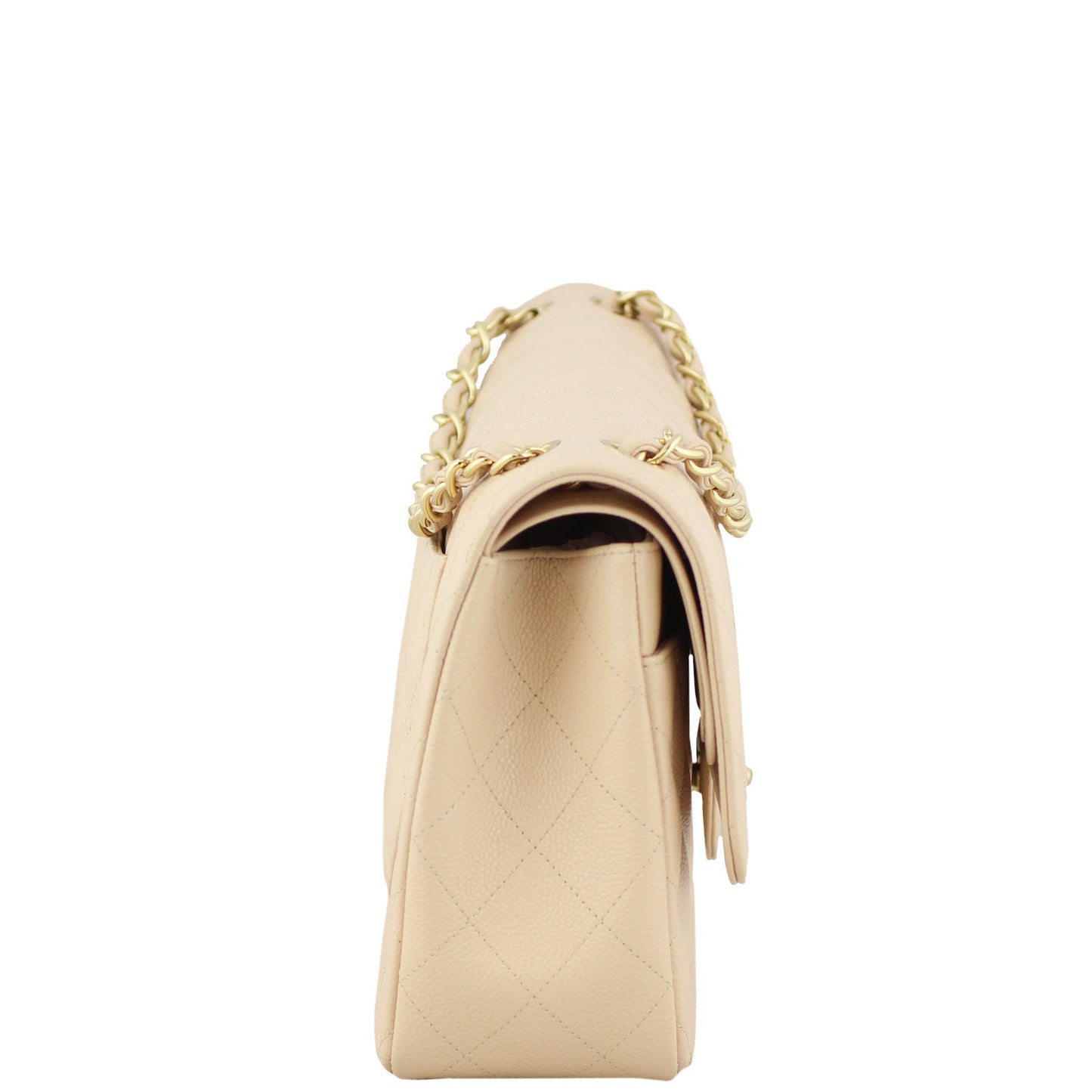 Chanel Classic Double Flap Jumbo | Nude Beige