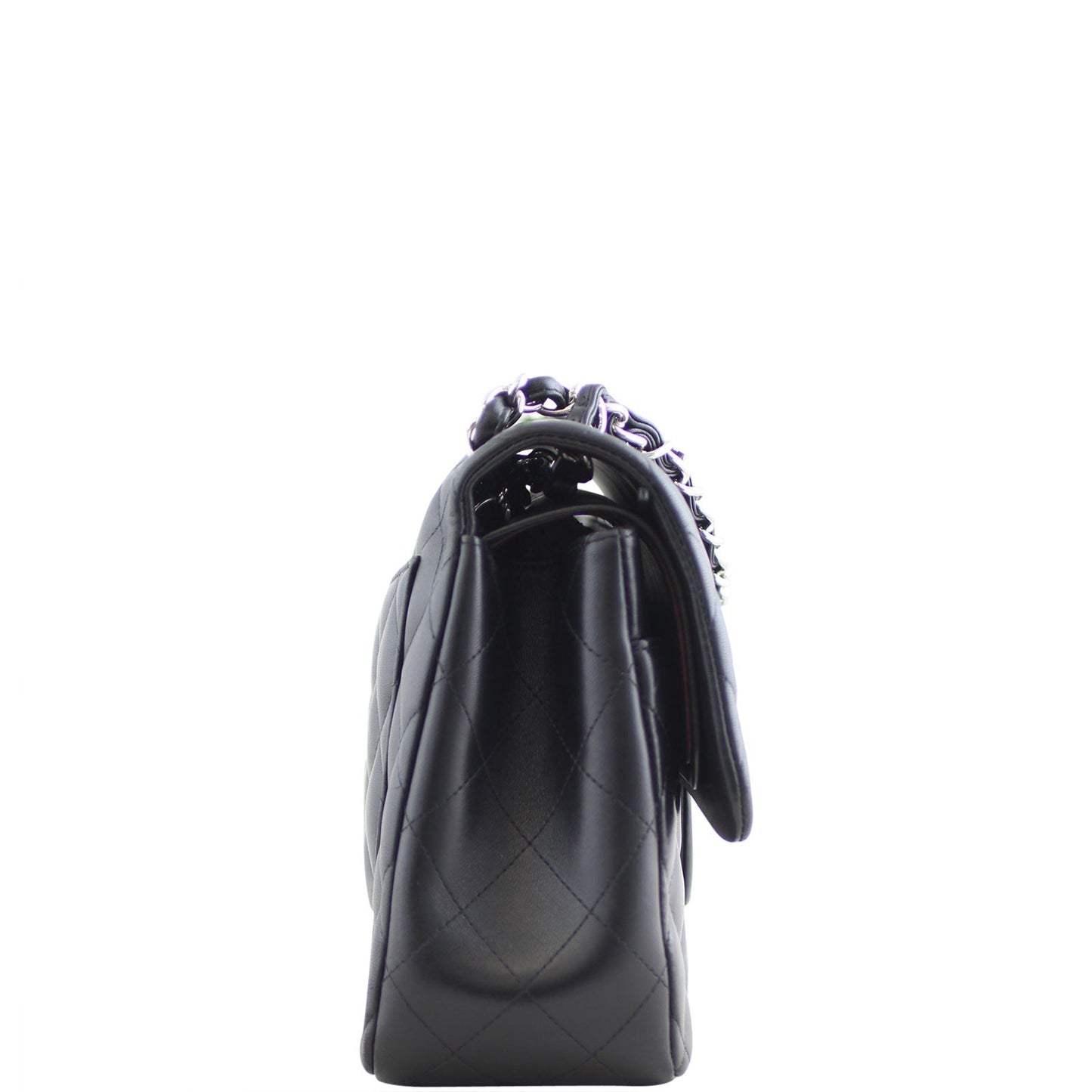 Chanel Classic Double Flap Jumbo | Black Lambskin 19 Series