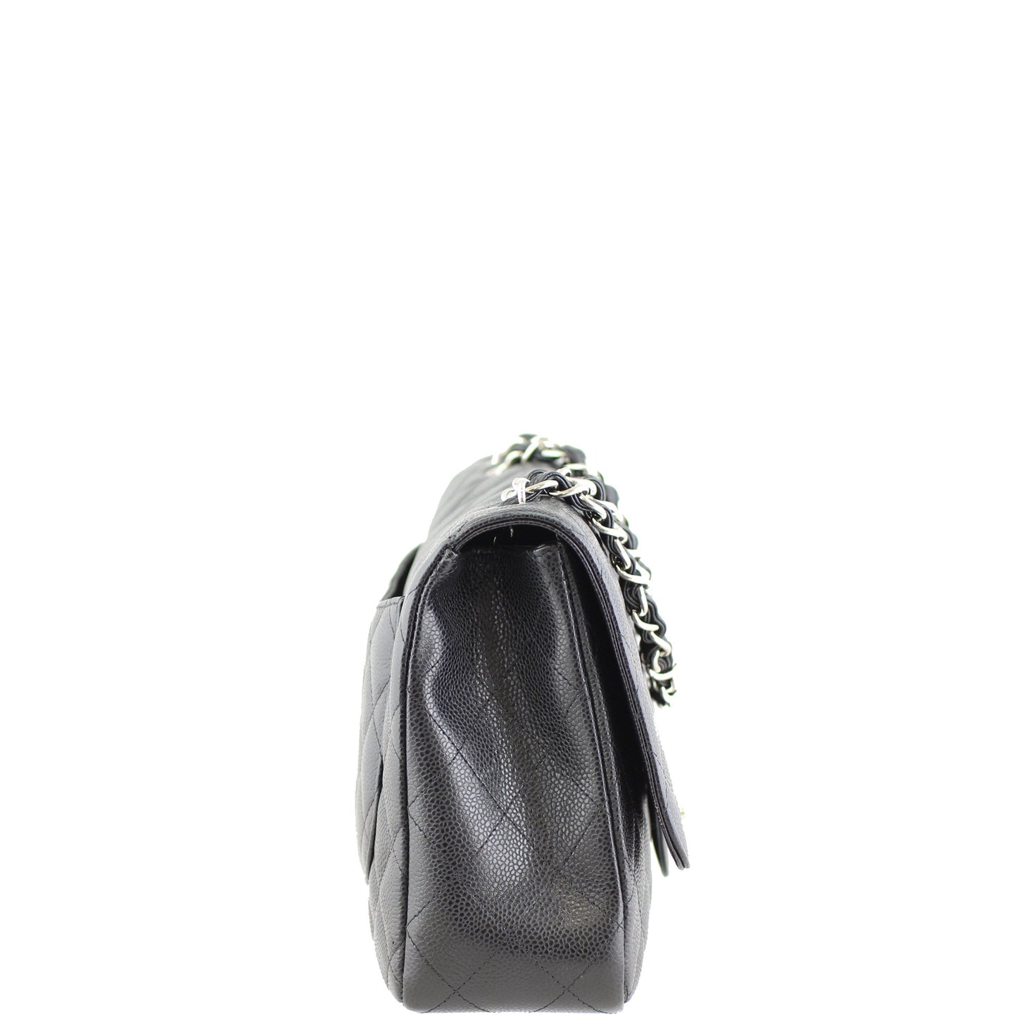Chanel Classic Single Flap Jumbo | Black Caviar 13 Series
