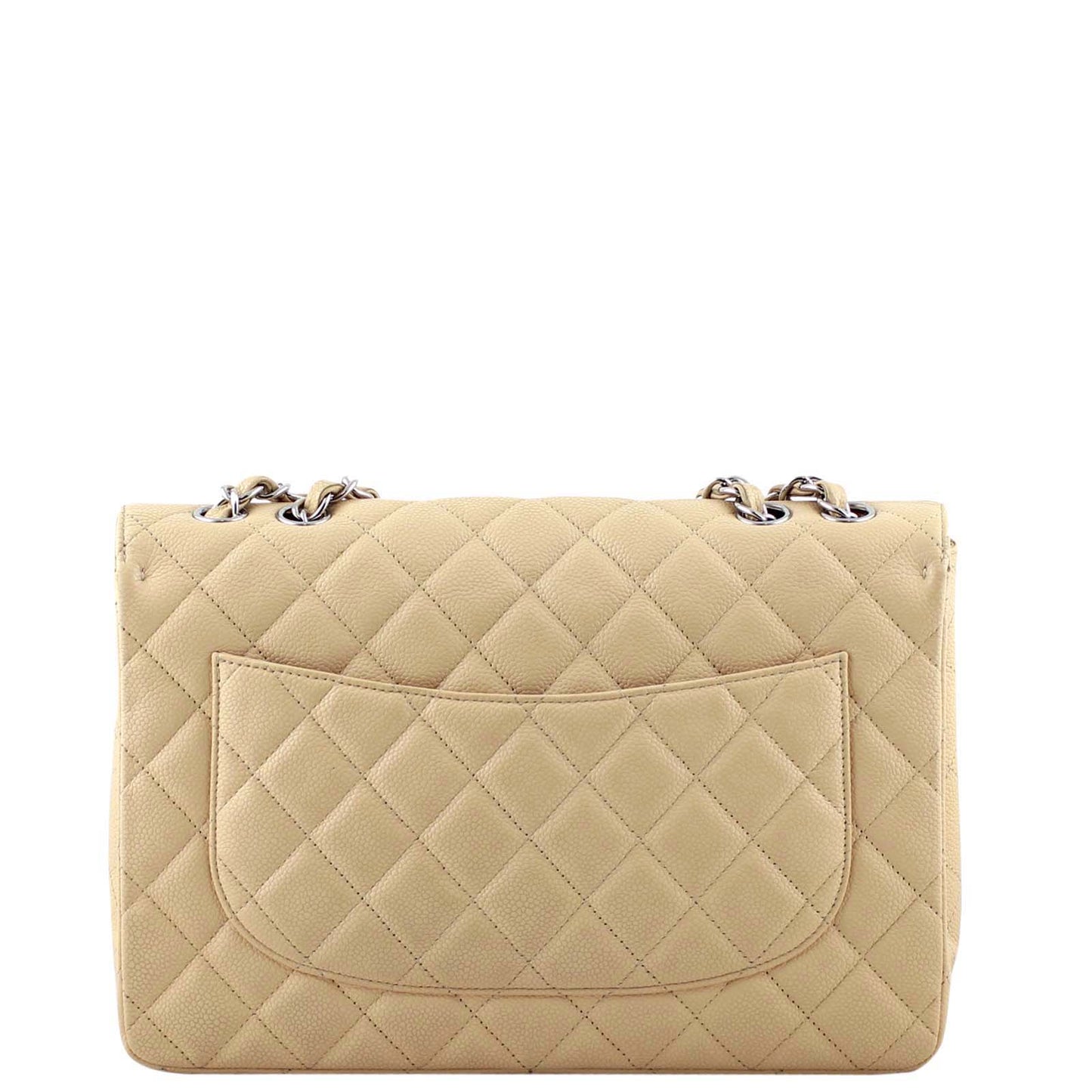 Chanel Classic Single Flap Jumbo | Beige 12 Series