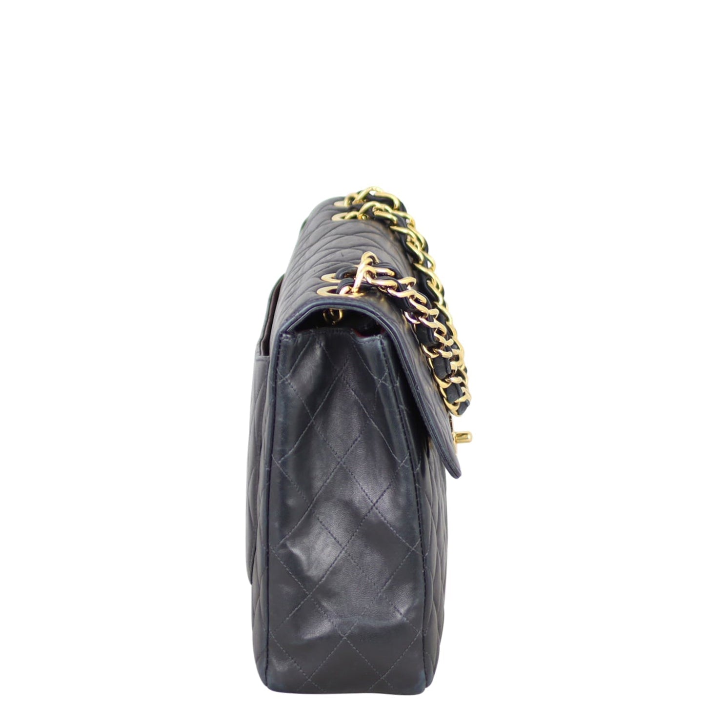 Chanel Classic Single Flap Maxi | Black Gold Hardware