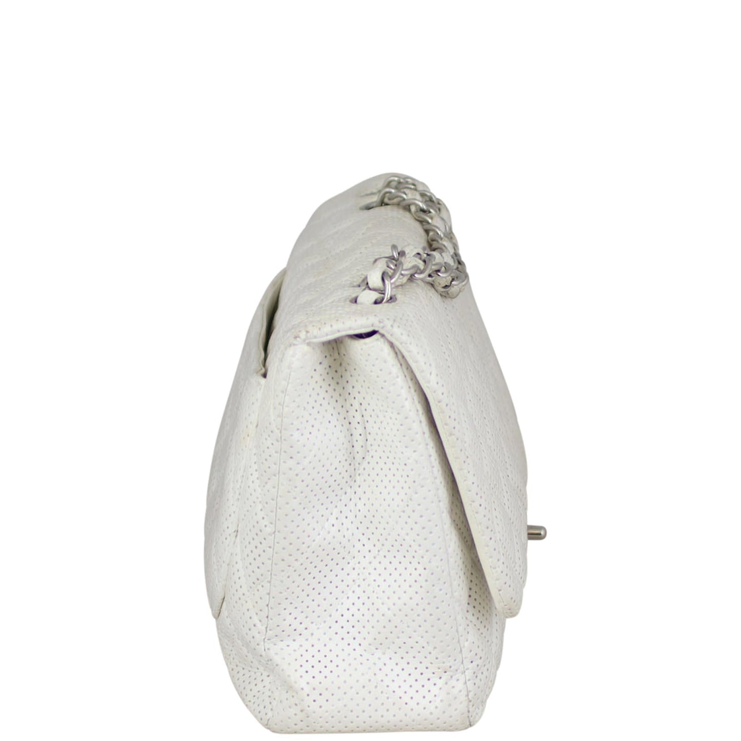 Chanel Perforated Single Flap Jumbo
