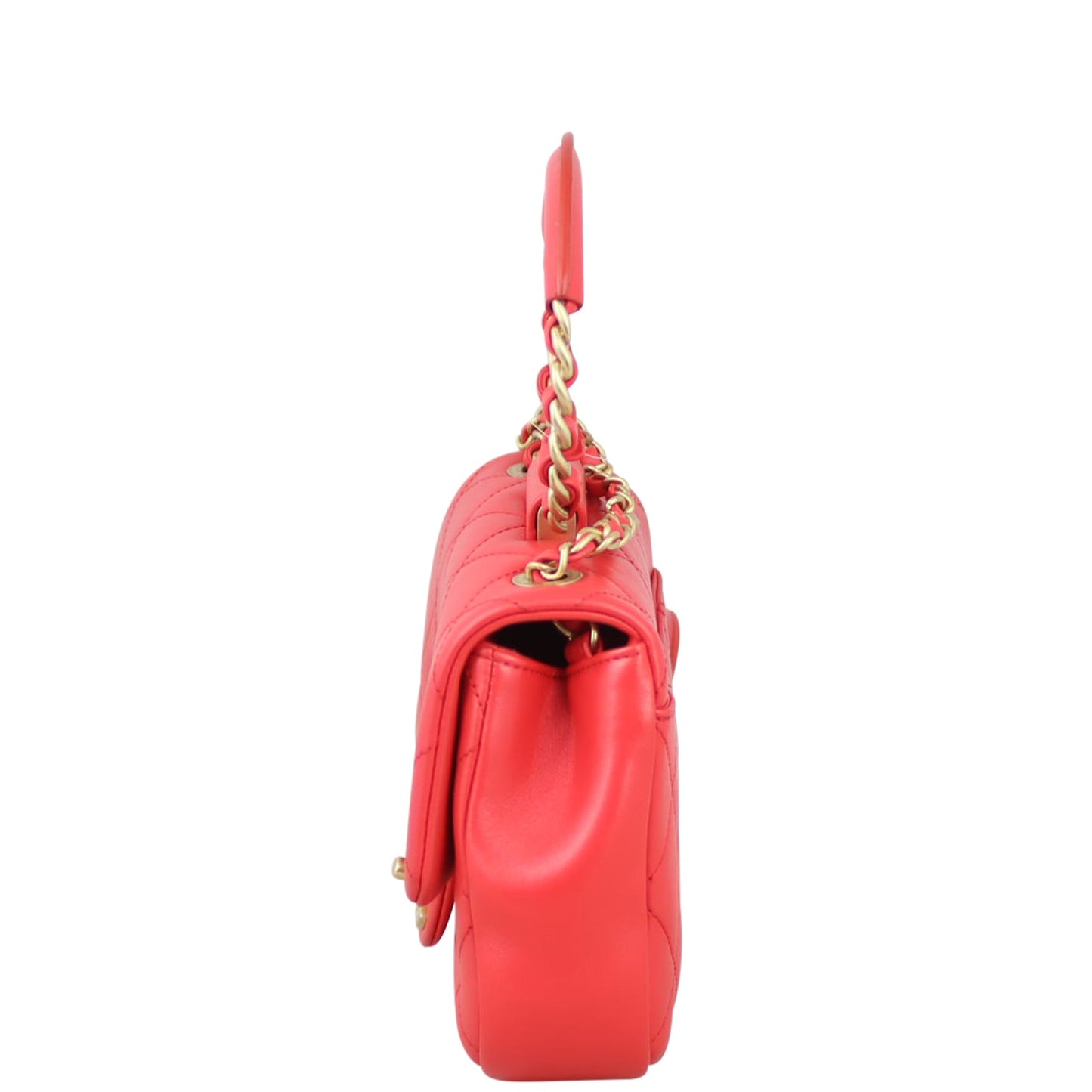 Chanel Circular Handle Small Flap Bag