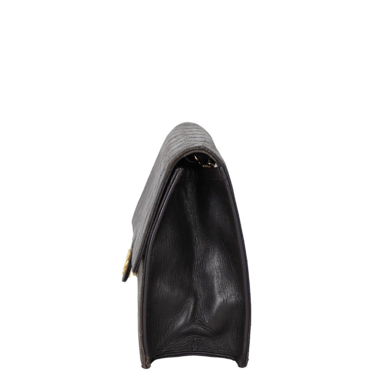 Chanel CC Vintage Flap Bag | Black Lambskin