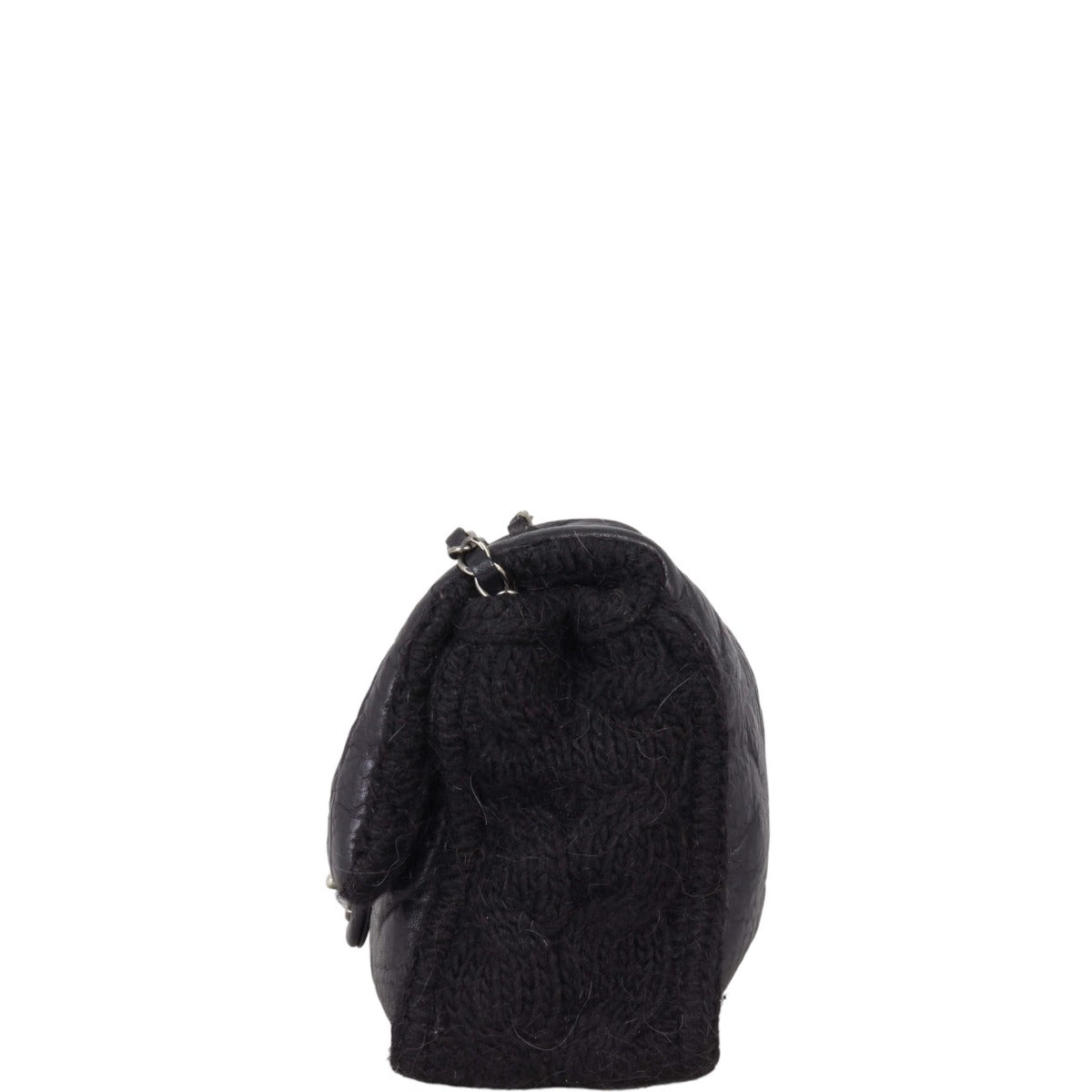 Chanel Chic Knit Flap Bag Wool
