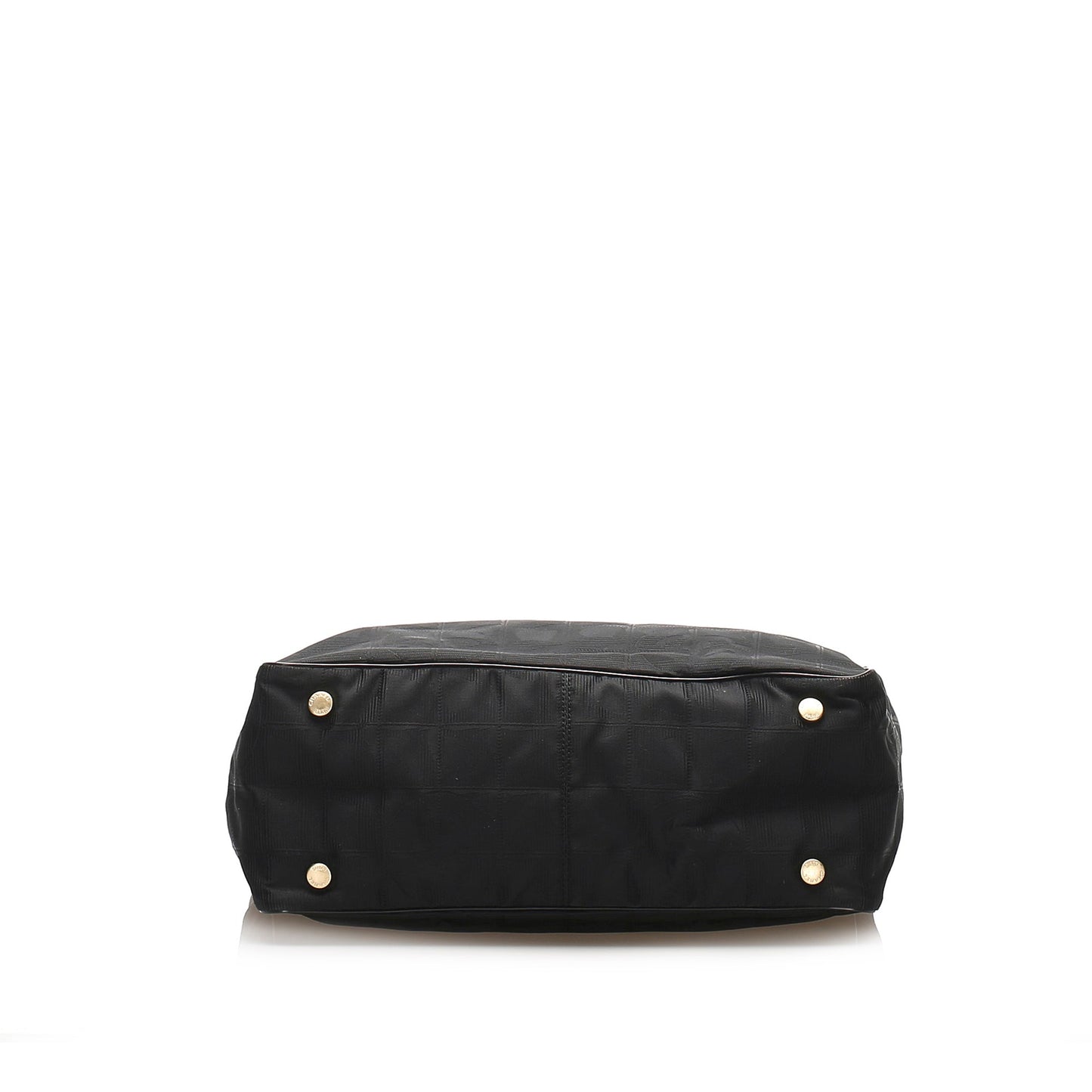 Chanel New Travel Line Canvas Tote Bag Black