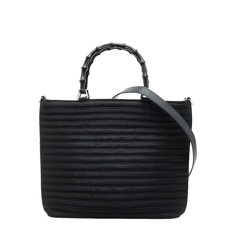 Gucci Bamboo Nylon 2way Bag