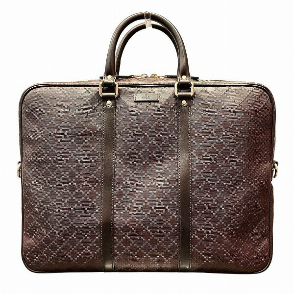 Gucci Diamante Leather Business Bag