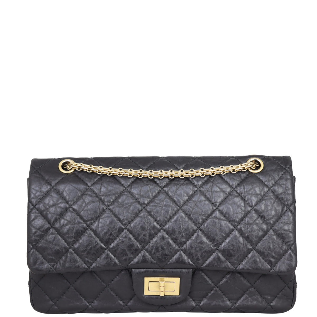 Chanel 2.55 Reissue 227 Double Flap Bag | Gold Hardware