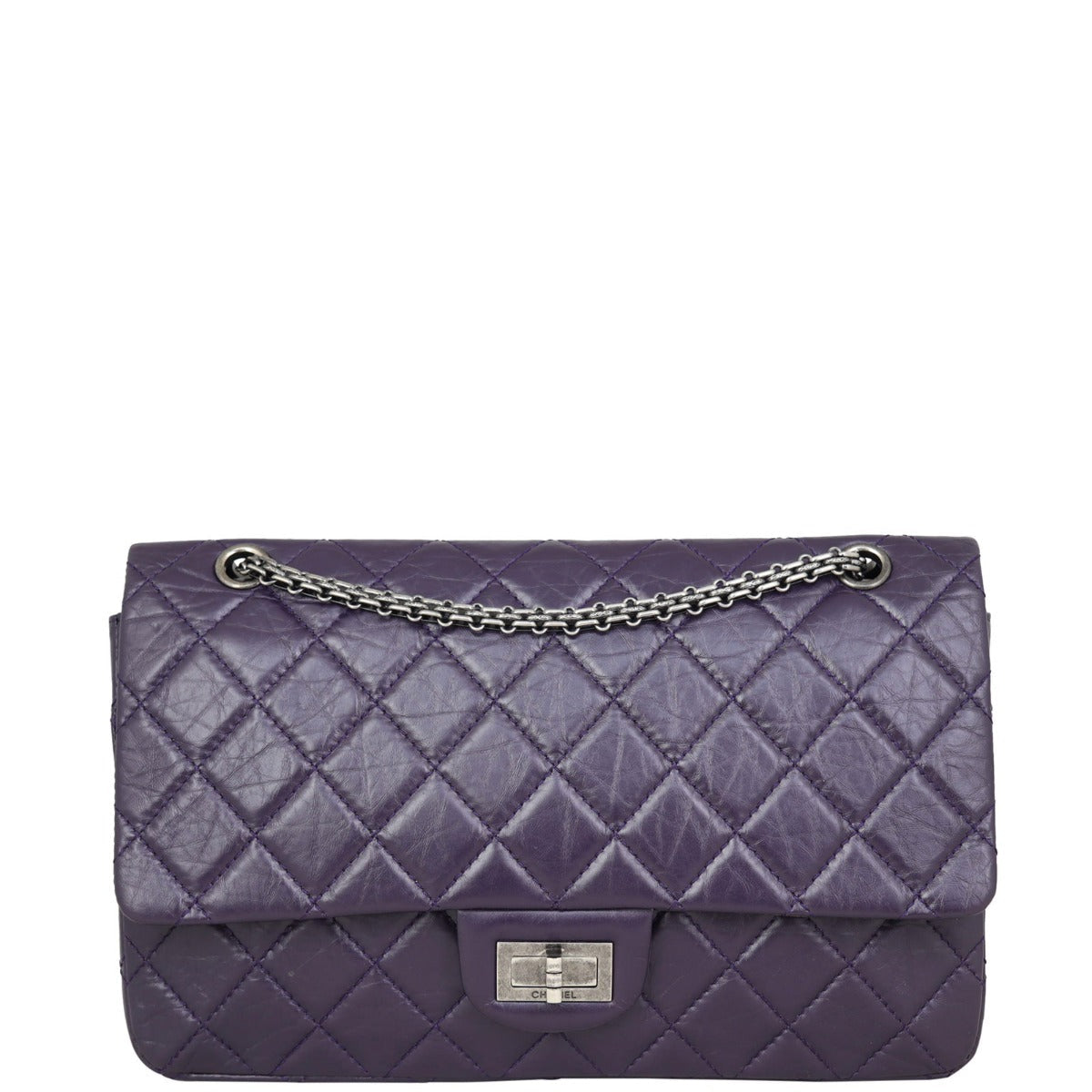 Chanel 2.55 Reissue 227 Double Flap Bag | Purple